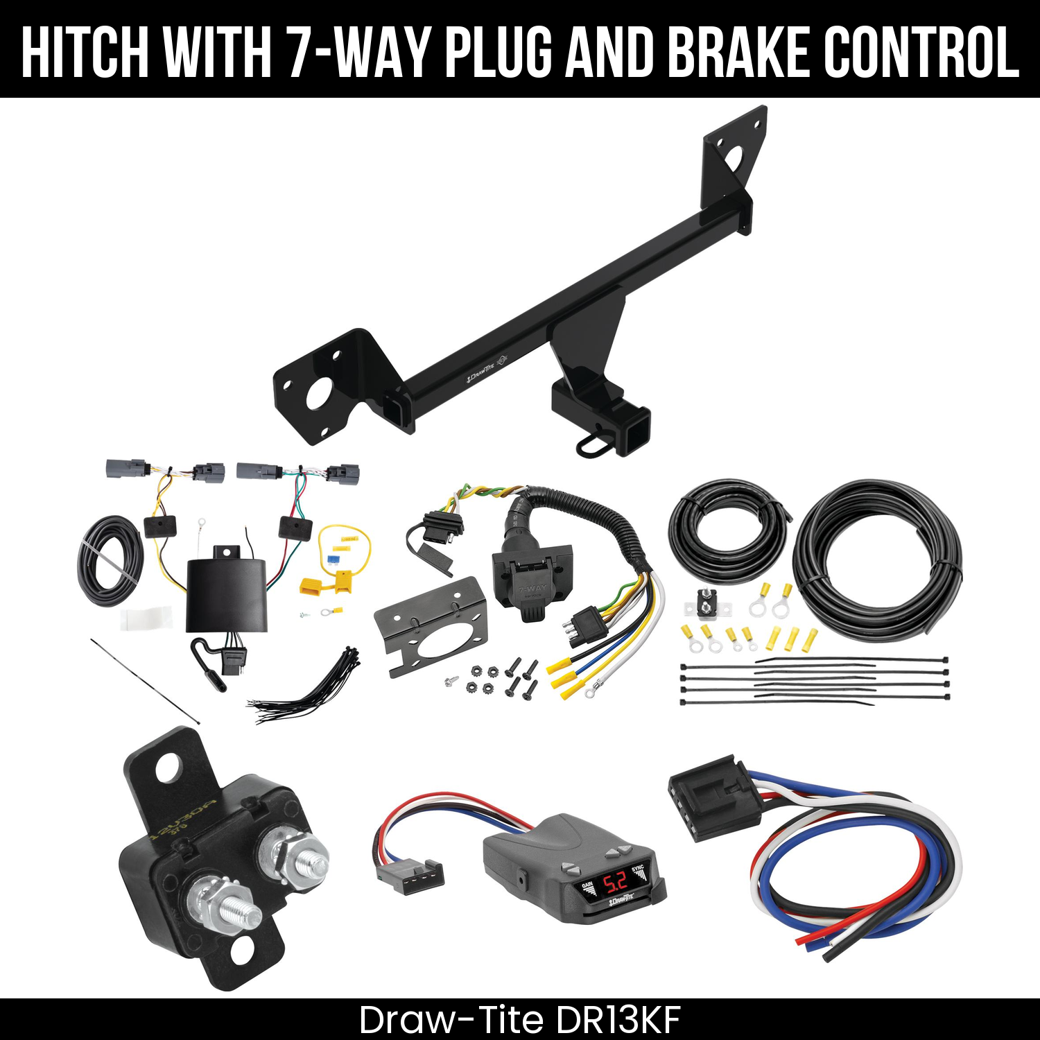 Trailer Hitch , 7-Way , Draw-Tite Activator IV Brake Control
