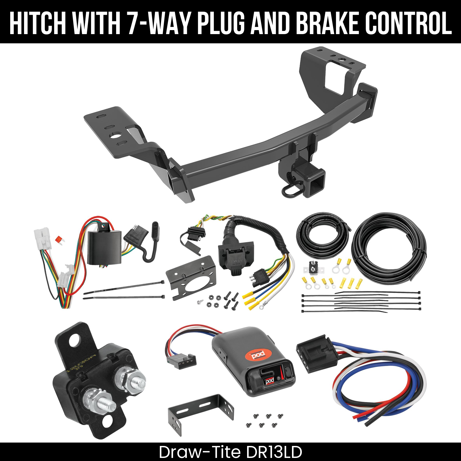 Trailer Hitch , 7-Way , Pro Series POD Brake Control