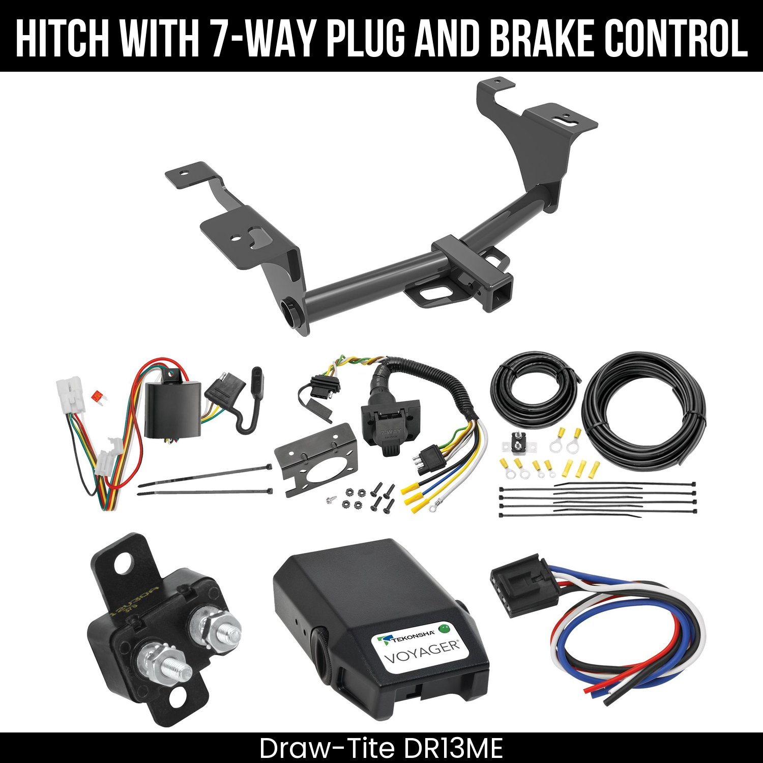 Trailer Hitch , 7-Way , Tekonsha Voyager Brake Control