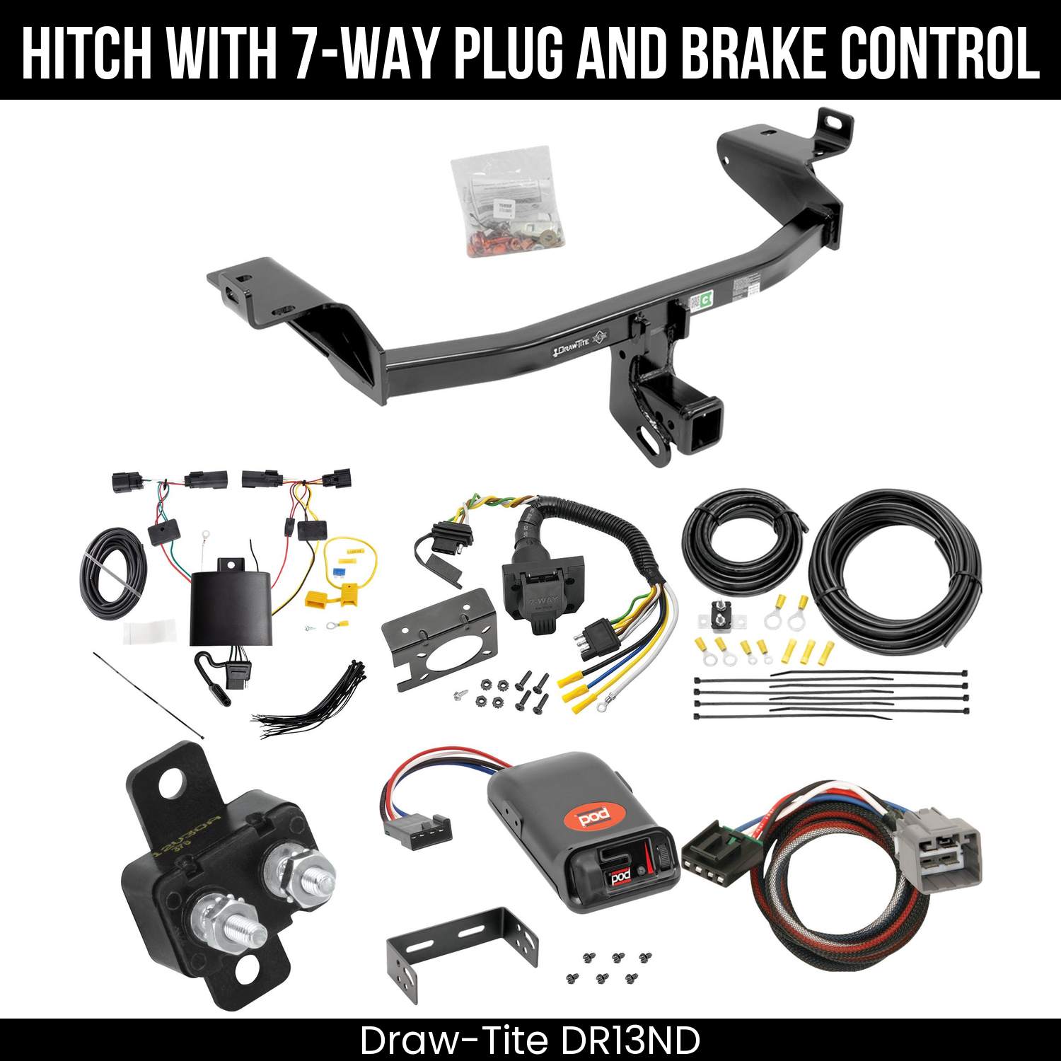 Trailer Hitch , 7-Way , Pro Series POD Brake Control