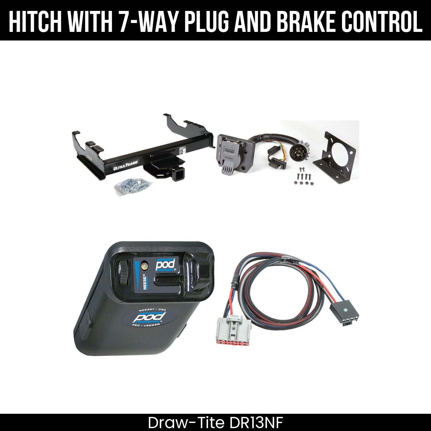 Trailer Hitch , 7-Way , Reese POD Brake Control