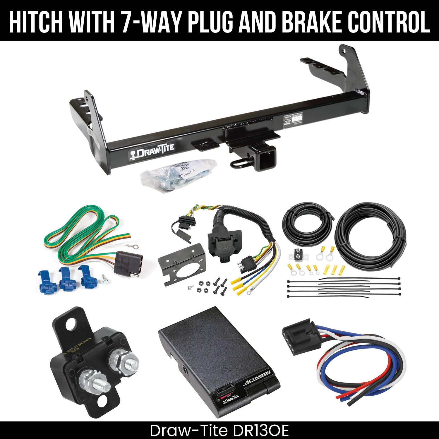Trailer Hitch , 7-Way , Draw-Tite Activator Brake Control