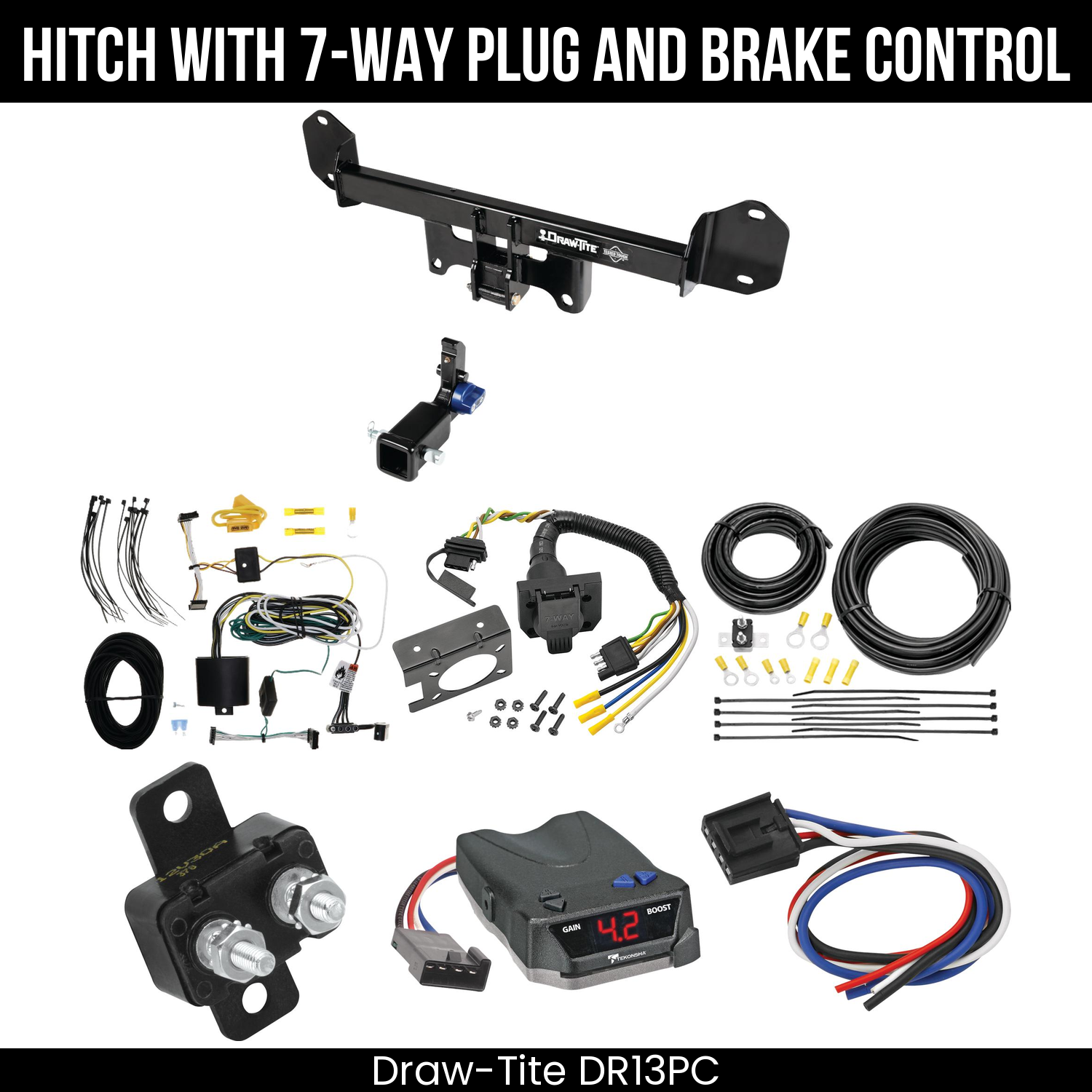 Trailer Hitch , 7-Way , Tekonsha Brake EVN Control