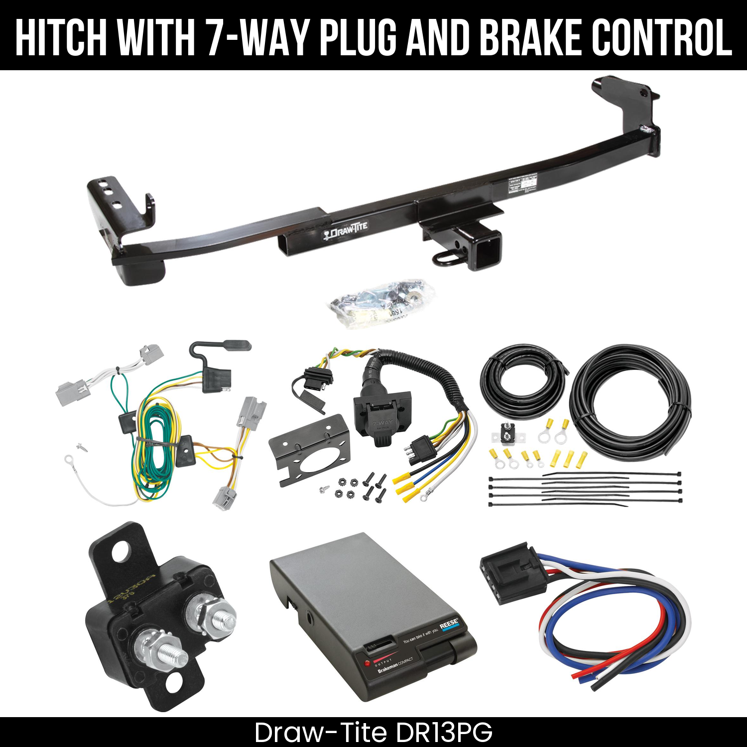 Trailer Hitch , 7-Way , Reese Brakeman Brake Control