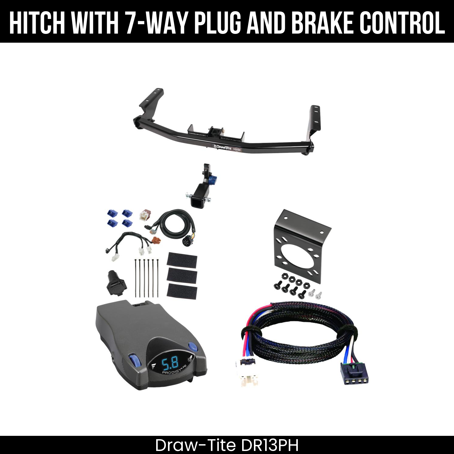 Trailer Hitch , 7-Way , Tekonsha Prodigy P2 Brake Control