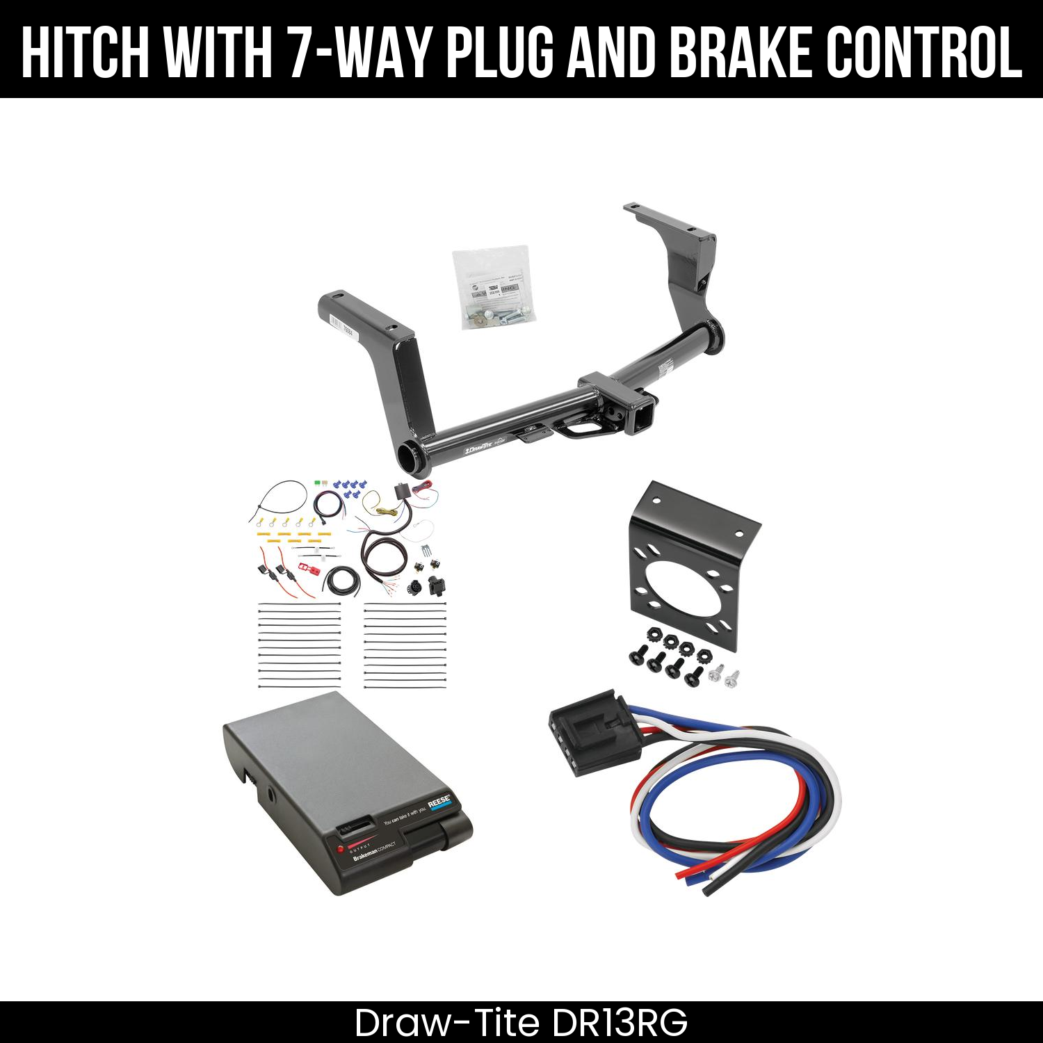 Trailer Hitch , 7-Way , Reese Brakeman Brake Control