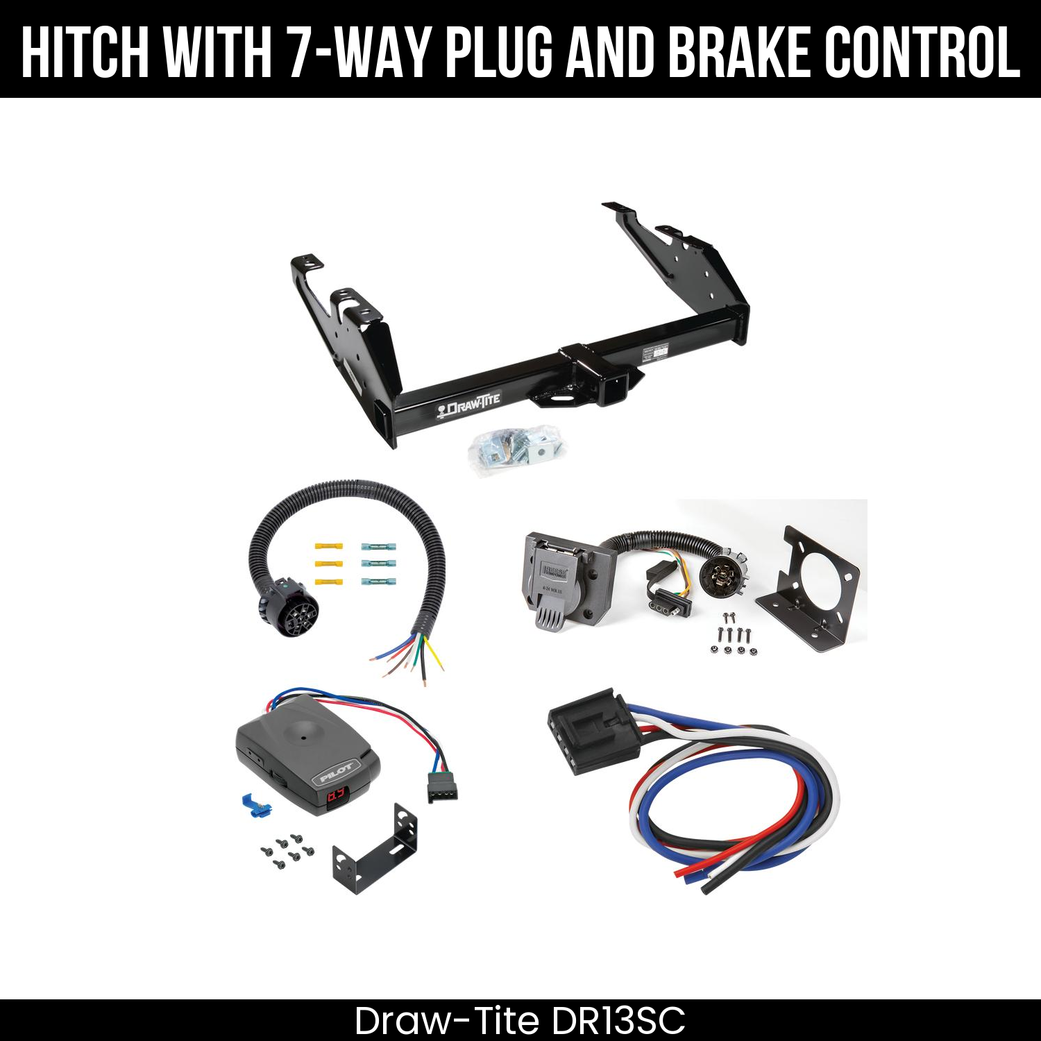 Trailer Hitch , 7-Way , Pro Series Pilot Brake Control