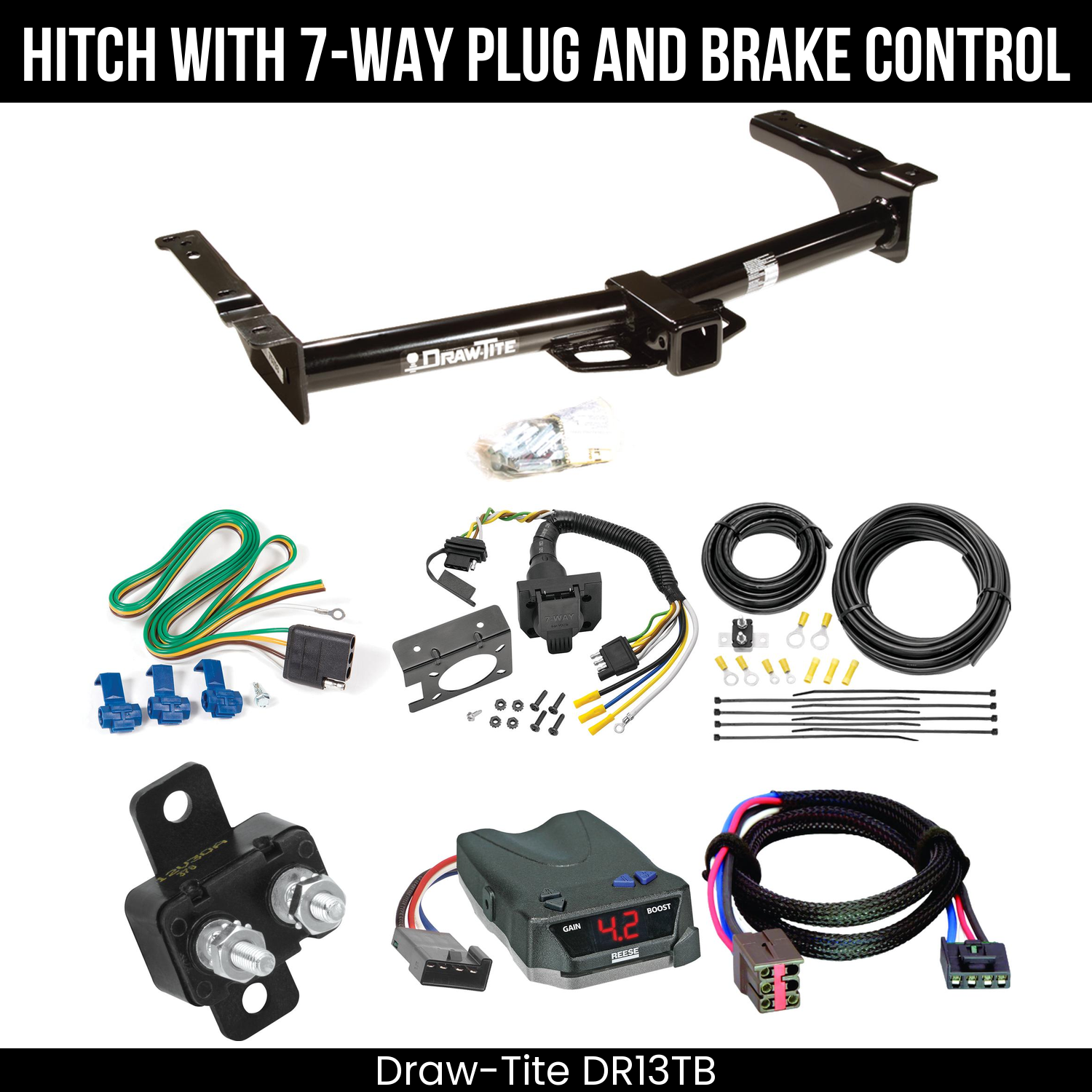 Trailer Hitch , 7-Way , Reese Brake EVN Control