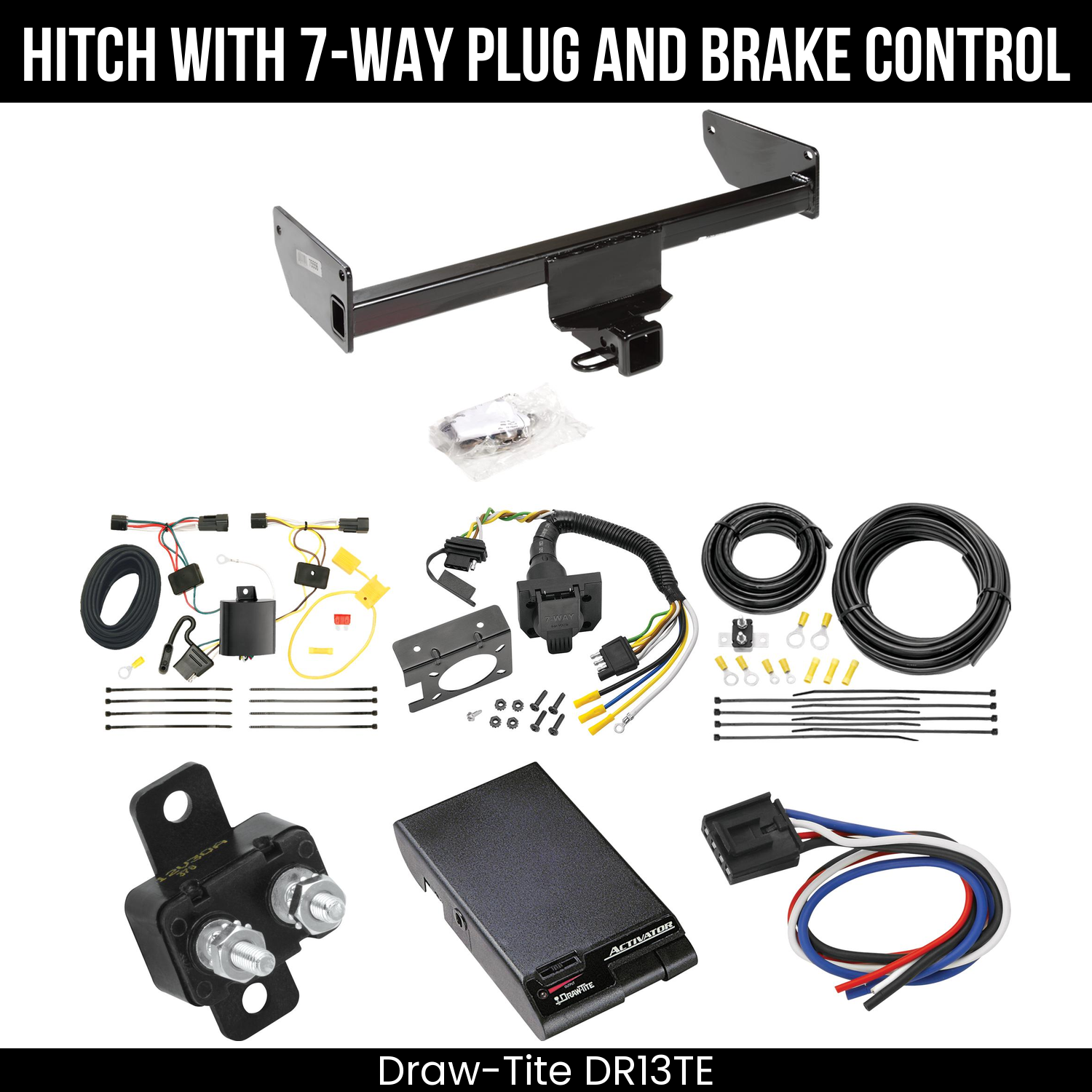 Trailer Hitch , 7-Way , Draw-Tite Activator Brake Control