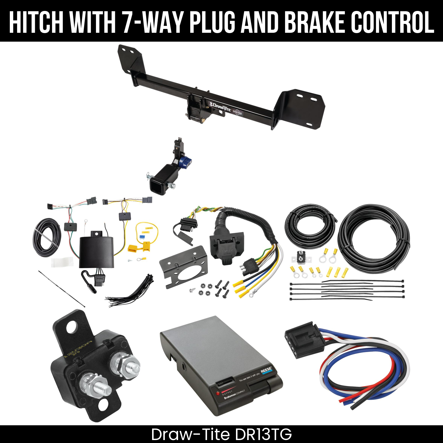 Trailer Hitch , 7-Way , Reese Brakeman Brake Control