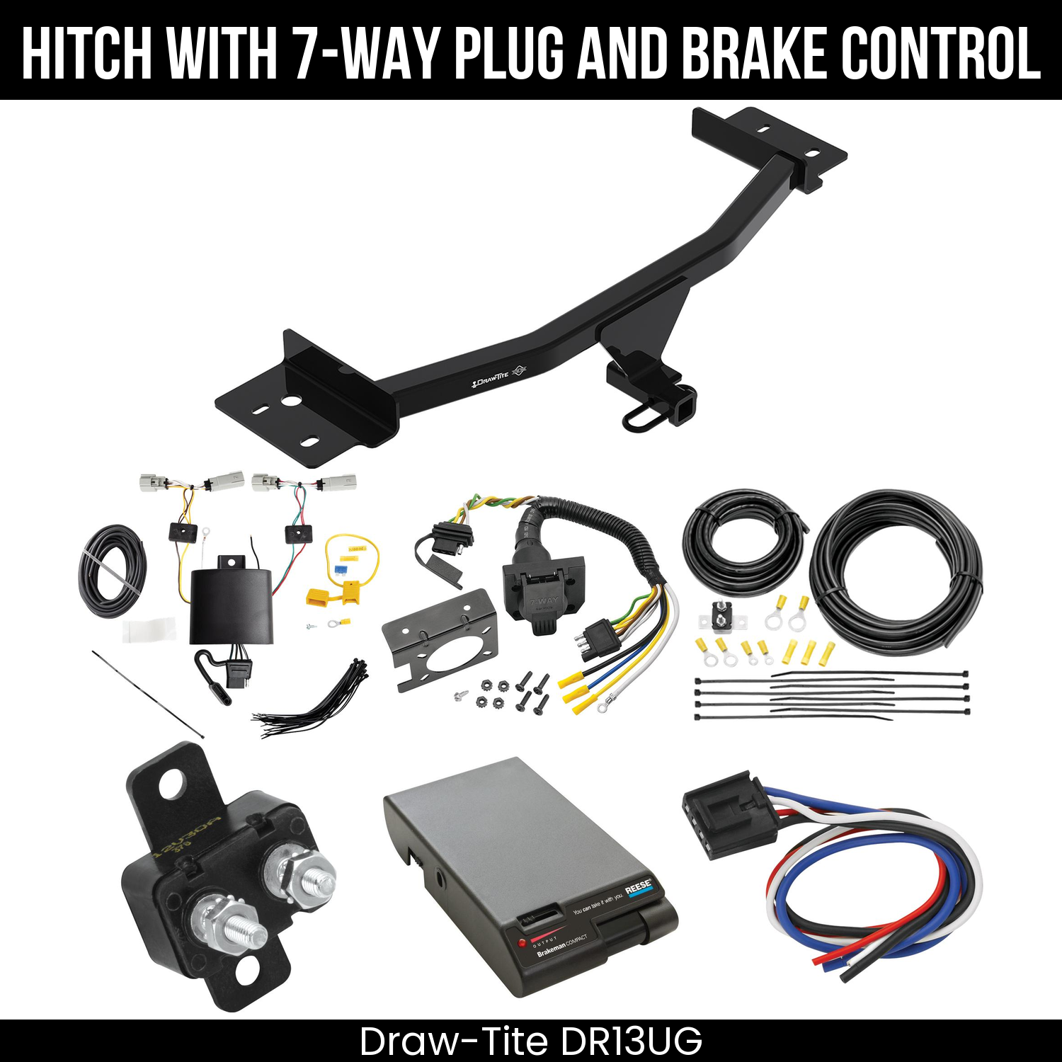 Trailer Hitch , 7-Way , Reese Brakeman Brake Control