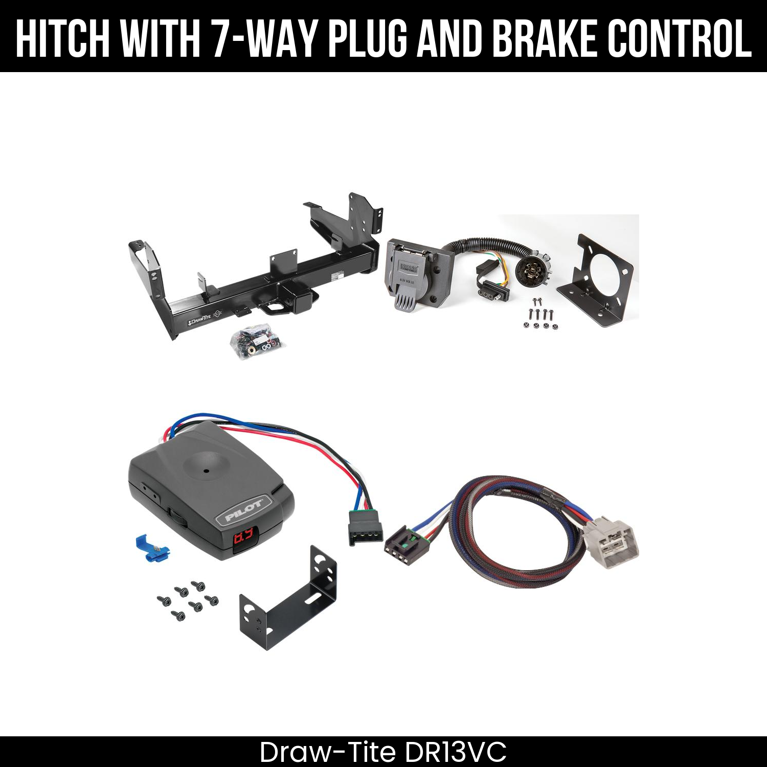 Trailer Hitch , 7-Way , Pro Series Pilot Brake Control