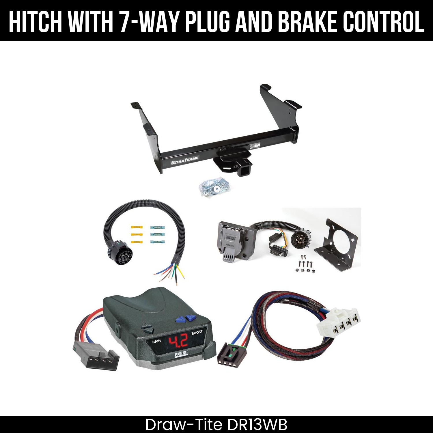 Trailer Hitch , 7-Way , Reese Brake EVN Control