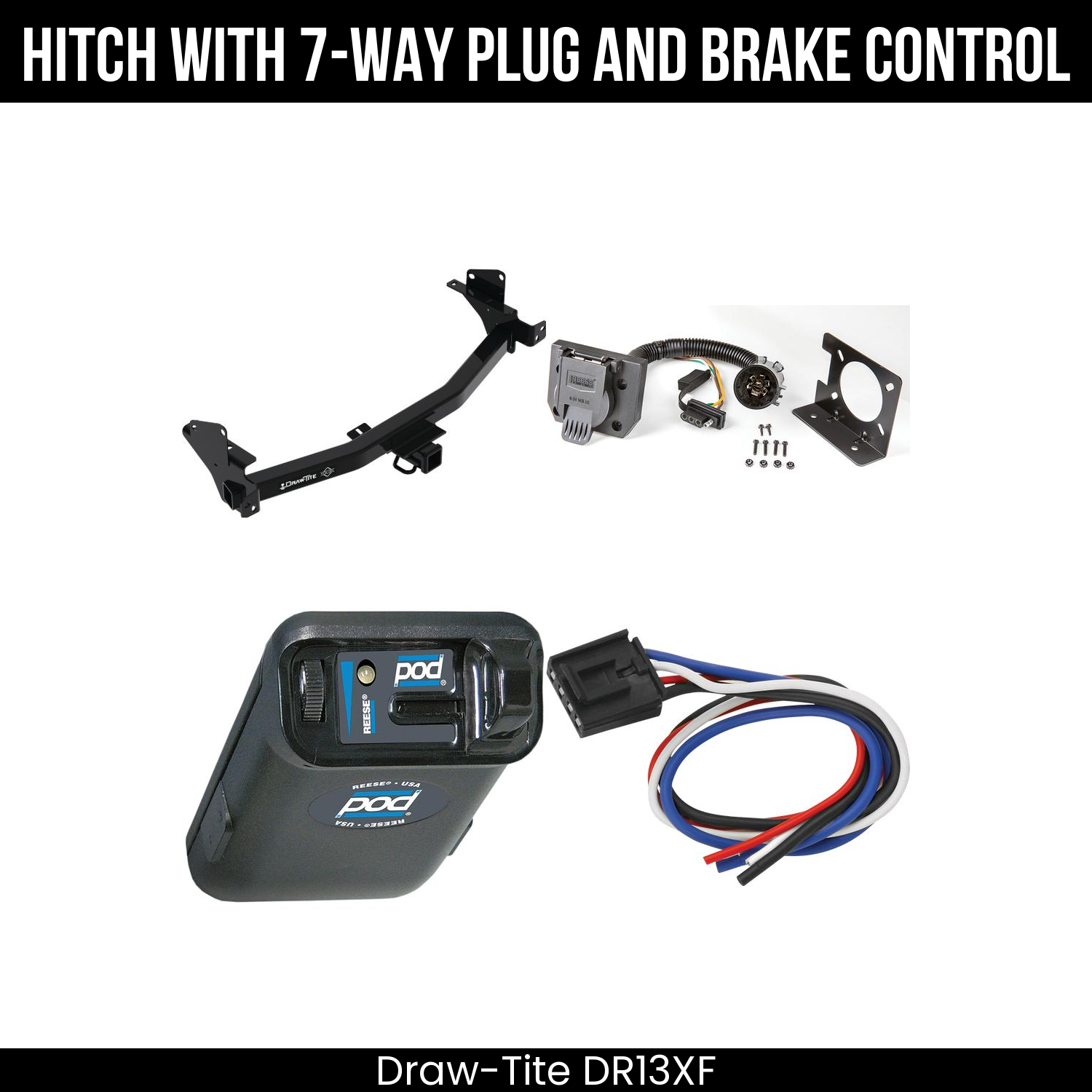 Trailer Hitch , 7-Way , Reese POD Brake Control