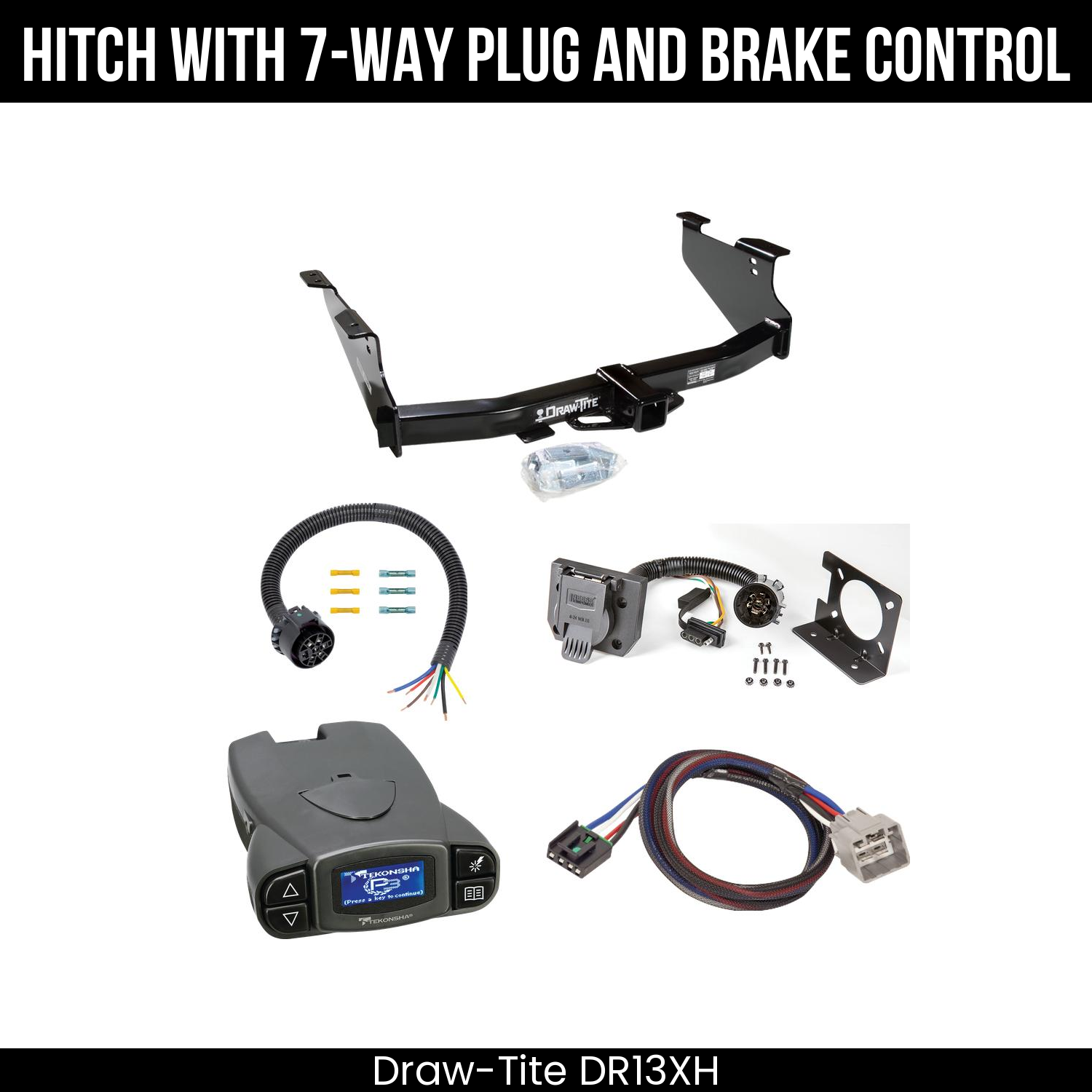 Trailer Hitch , 7-Way , Tekonsha Prodigy P3 Brake Control