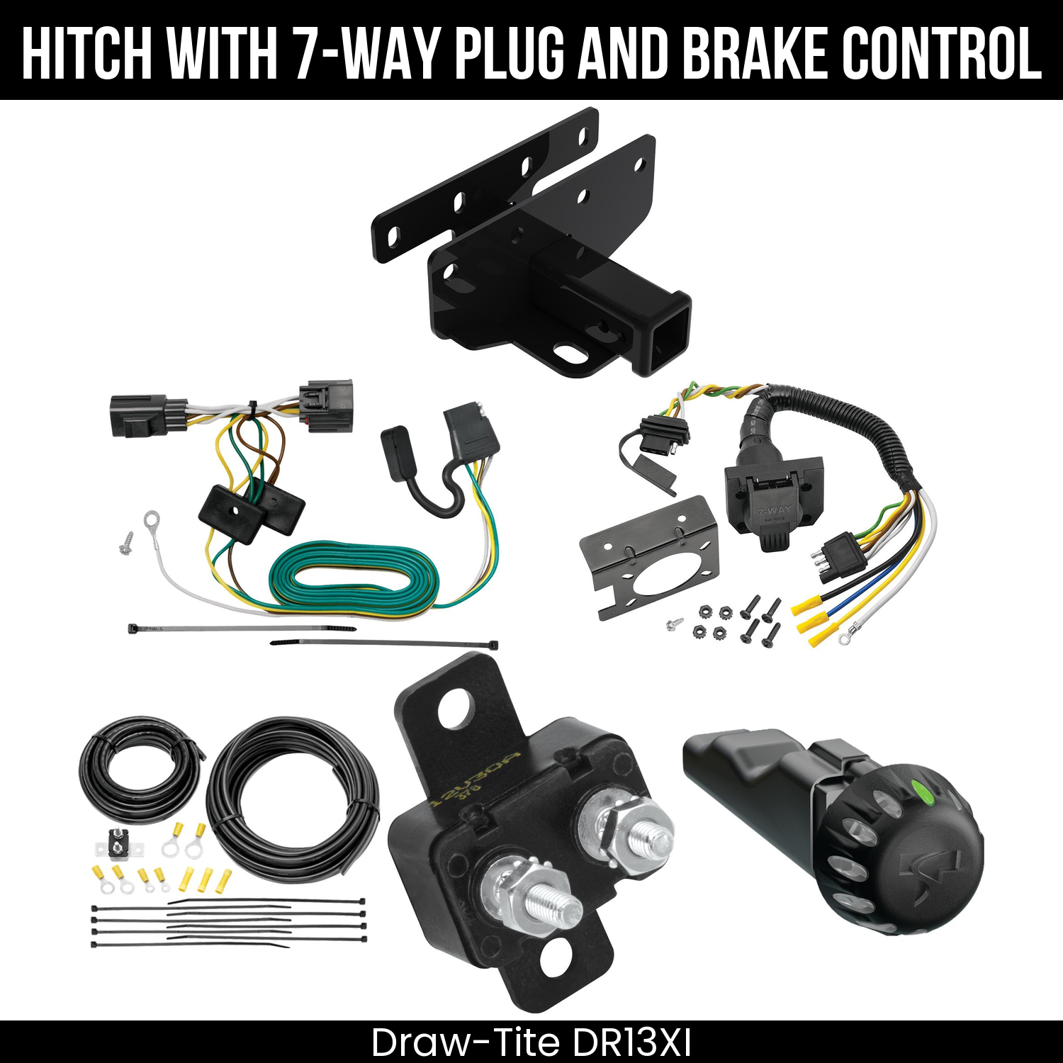 Trailer Hitch , 7-Way , Tekonsha Voyager iD Smart Brake Control