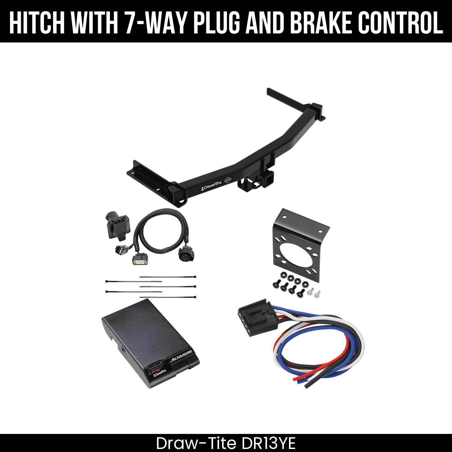 Trailer Hitch , 7-Way , Draw-Tite Activator Brake Control