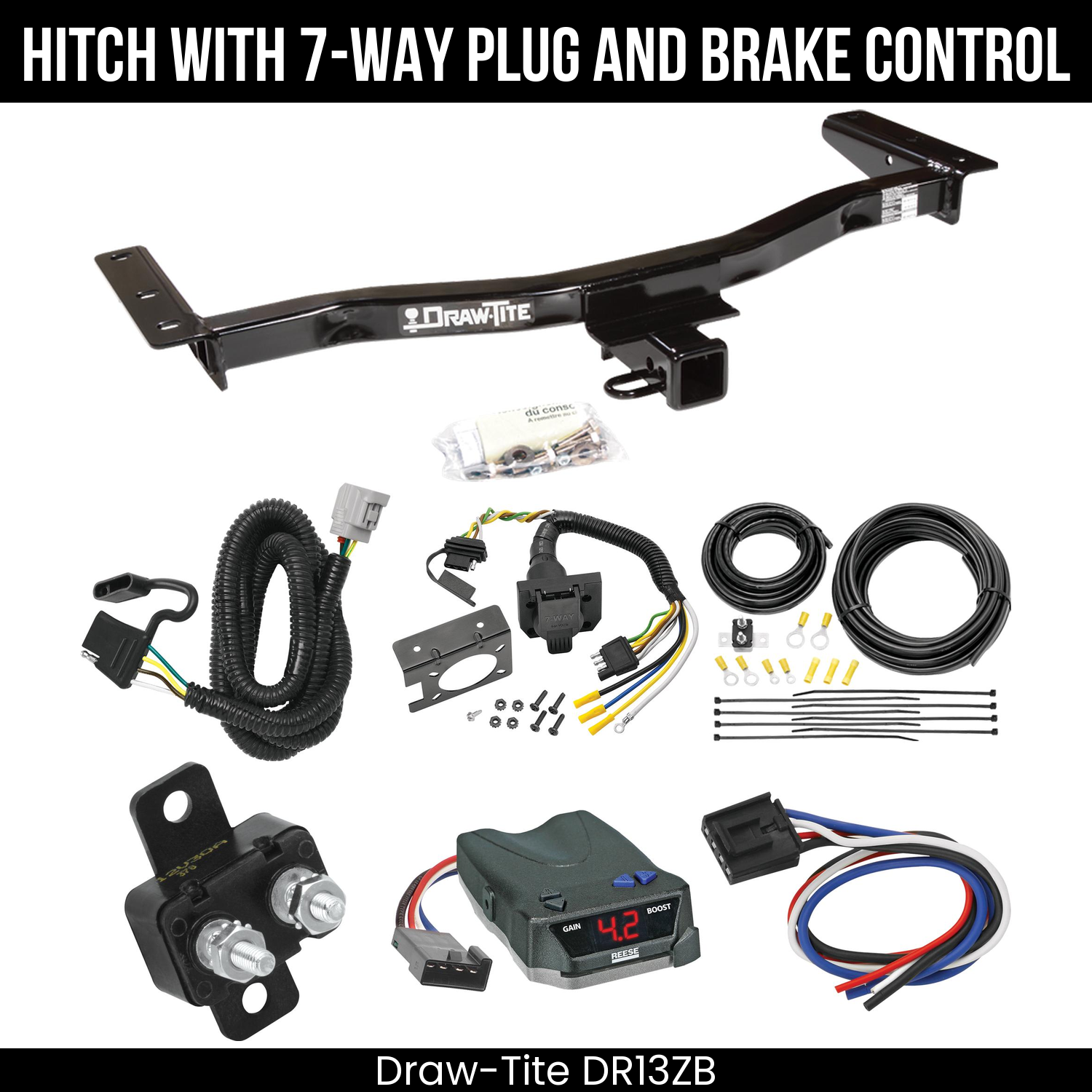 Trailer Hitch , 7-Way , Reese Brake EVN Control
