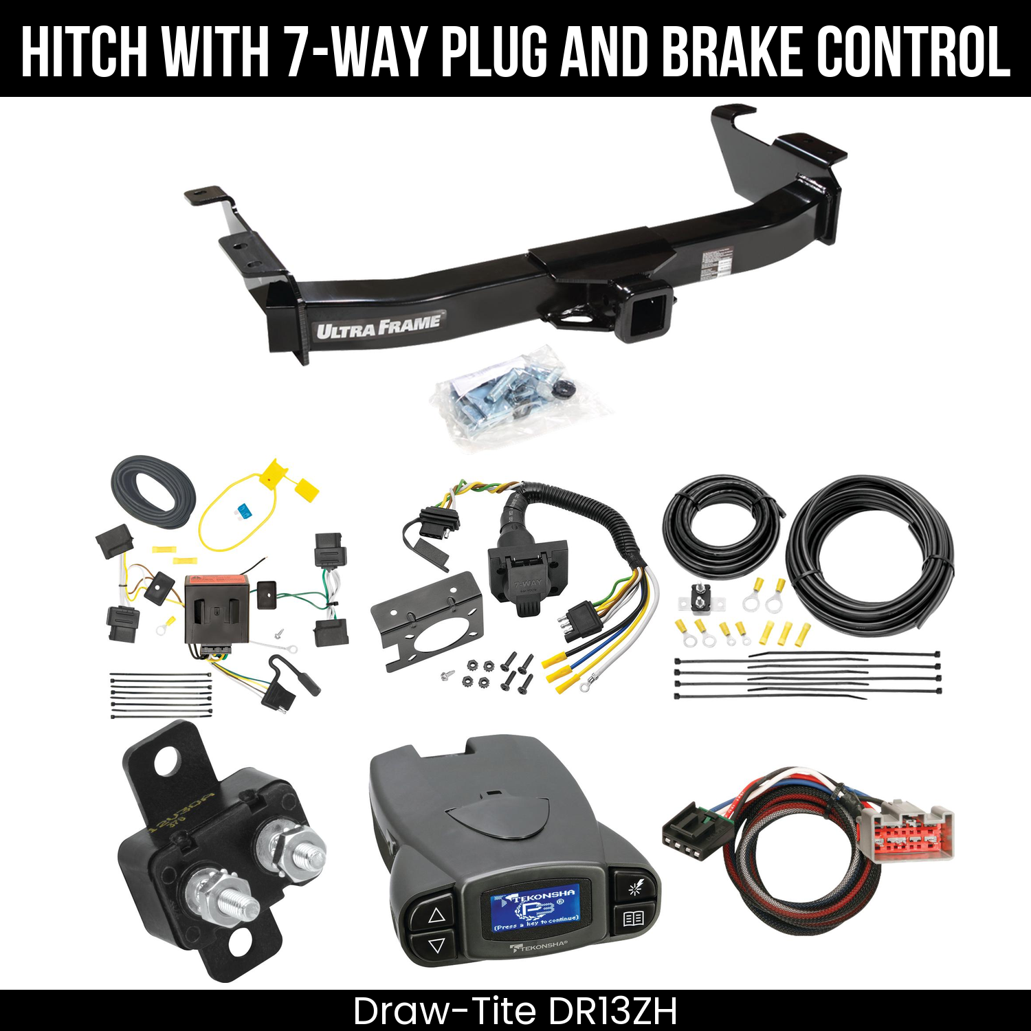 Trailer Hitch , 7-Way , Tekonsha Prodigy P3 Brake Control