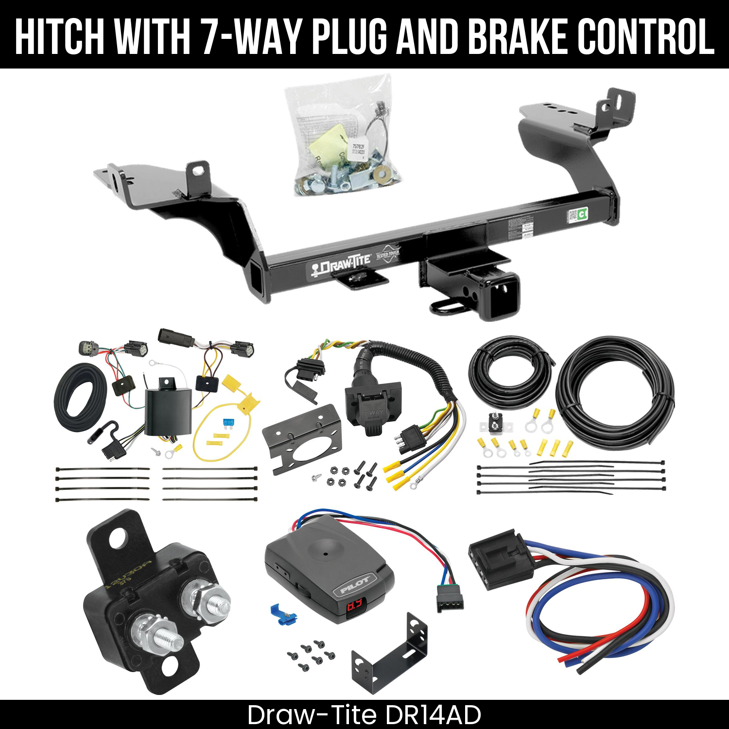 Trailer Hitch , 7-Way , Pro Series Pilot Brake Control