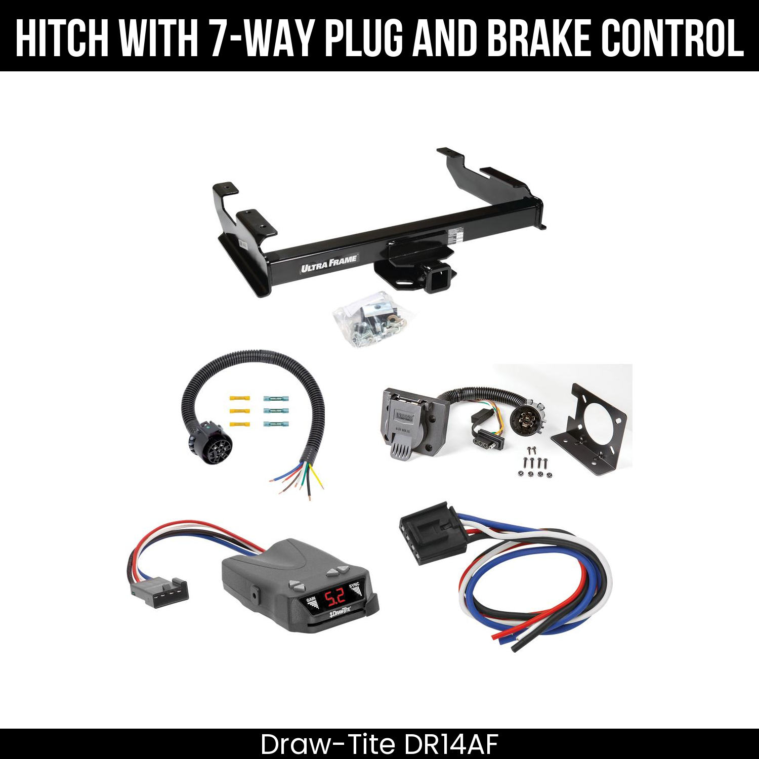 Trailer Hitch , 7-Way , Draw-Tite Activator IV Brake Control