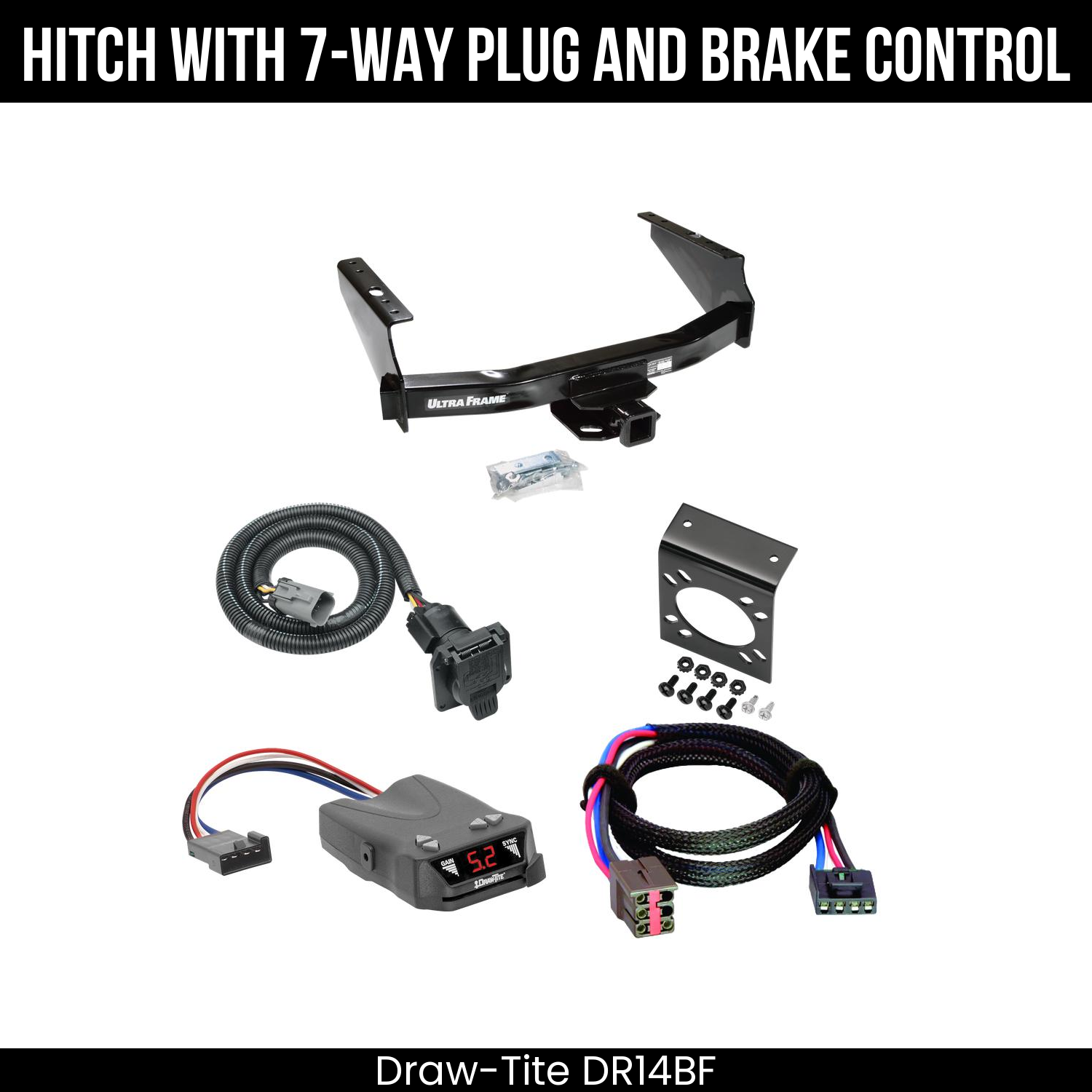 Trailer Hitch , 7-Way , Draw-Tite Activator IV Brake Control