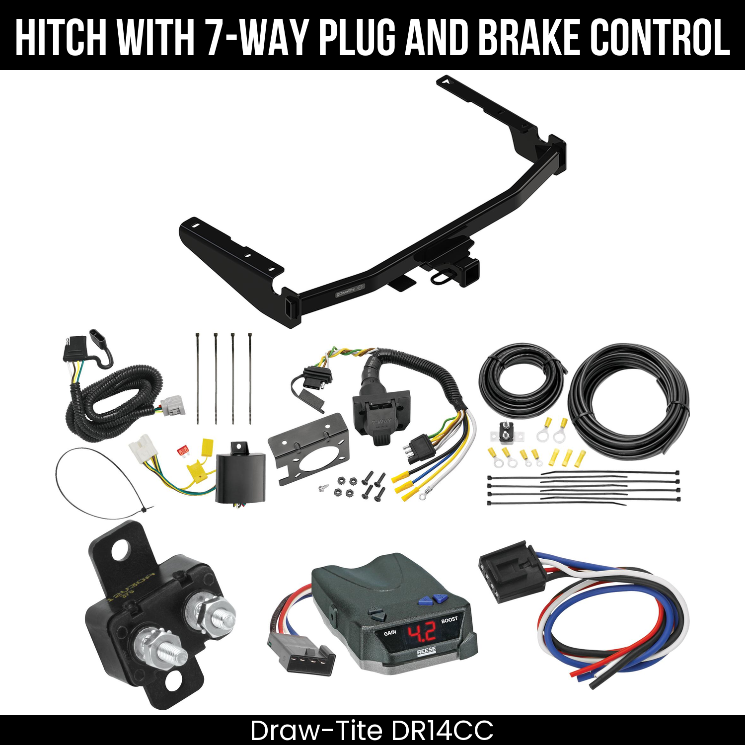 Trailer Hitch , 7-Way , Reese Brake EVN Control