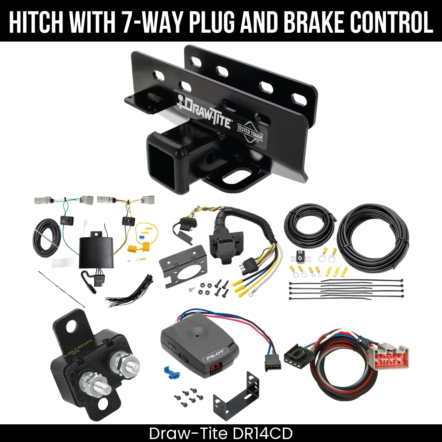Trailer Hitch , 7-Way , Pro Series Pilot Brake Control