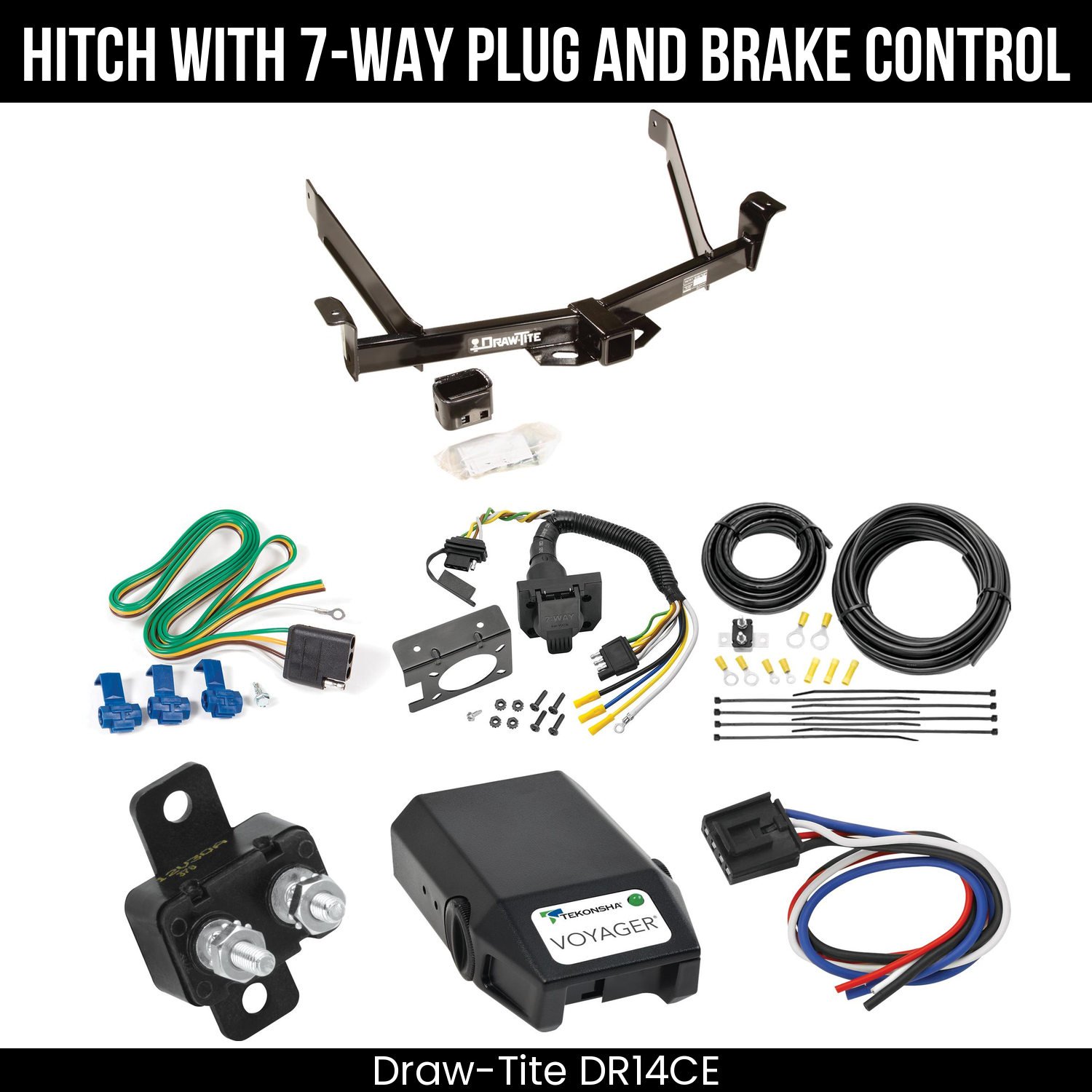 Trailer Hitch , 7-Way , Tekonsha Voyager Brake Control