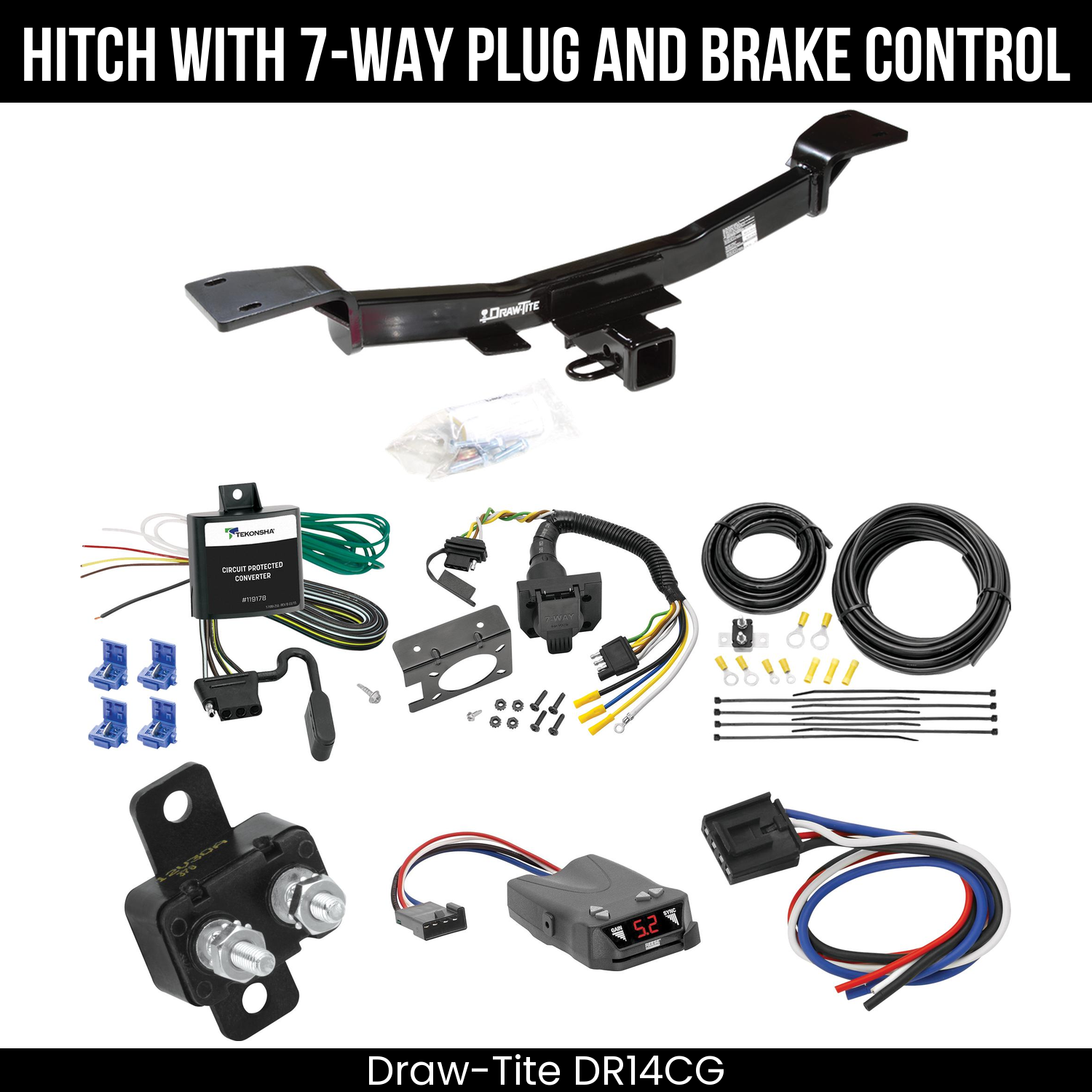 Trailer Hitch , 7-Way , Reese Brakeman IV Brake Control