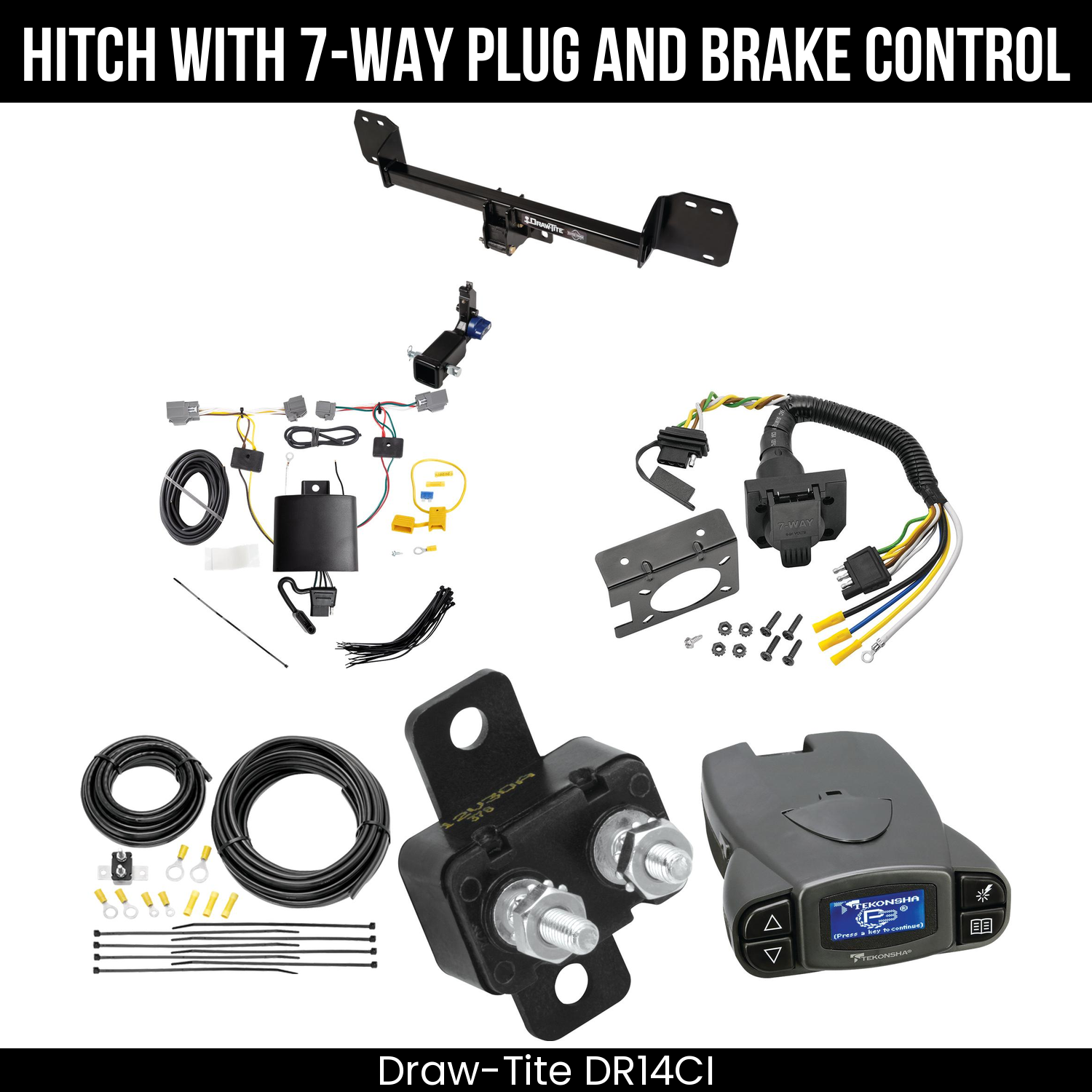 Trailer Hitch , 7-Way , Tekonsha Prodigy P3 Brake Control