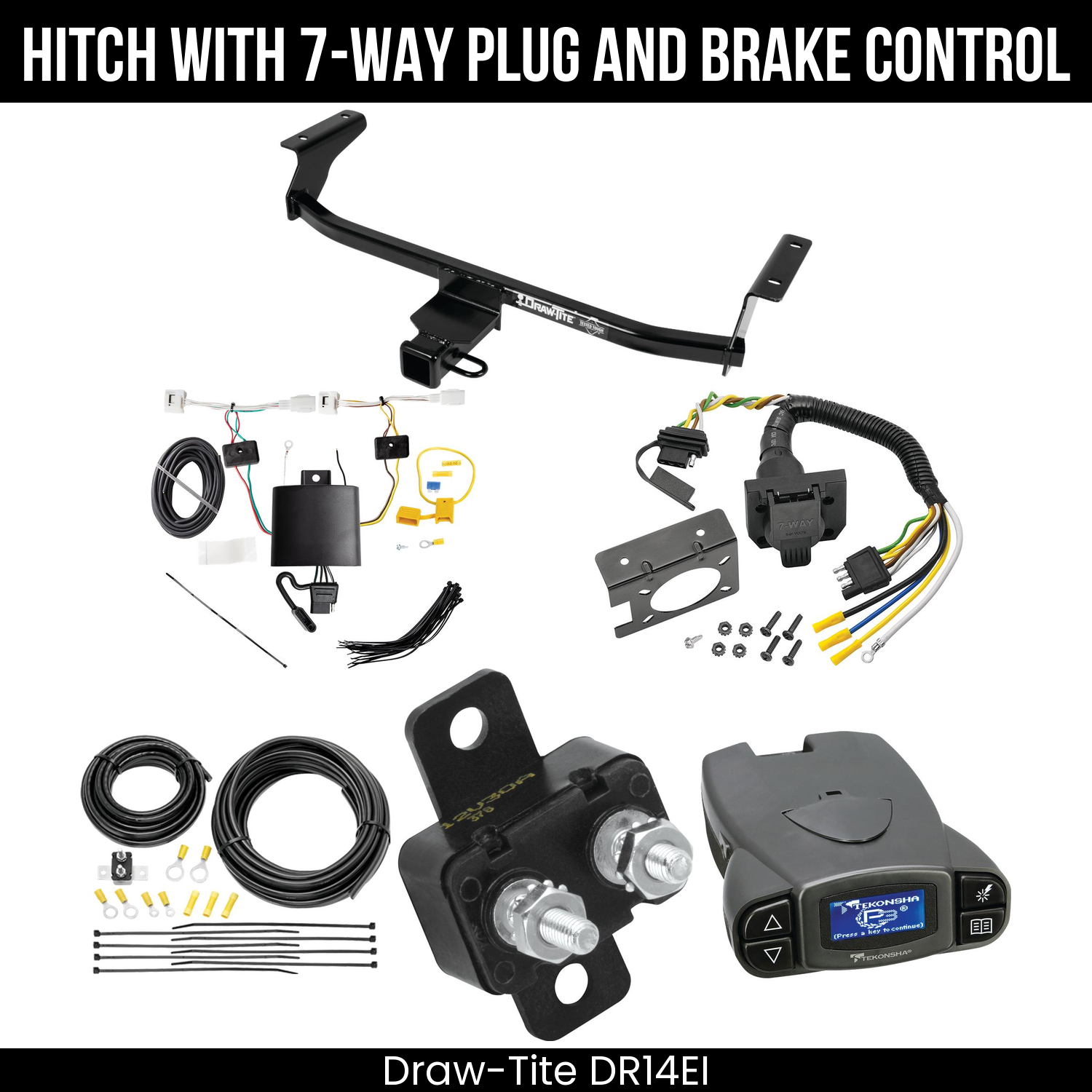 Trailer Hitch , 7-Way , Tekonsha Prodigy P3 Brake Control