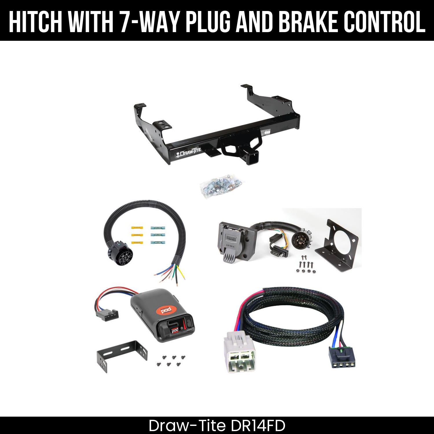 Trailer Hitch , 7-Way , Pro Series POD Brake Control
