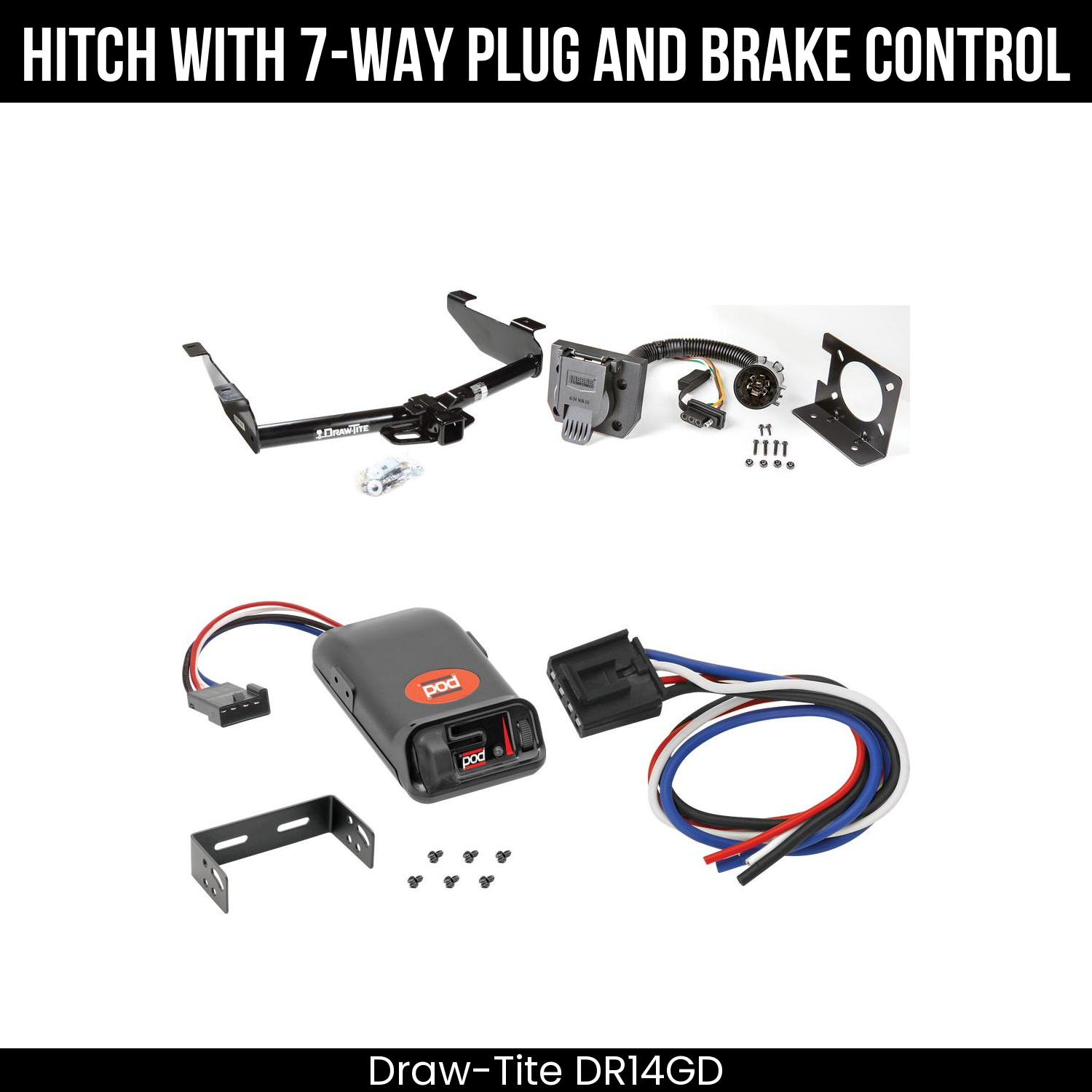 Trailer Hitch , 7-Way , Pro Series POD Brake Control