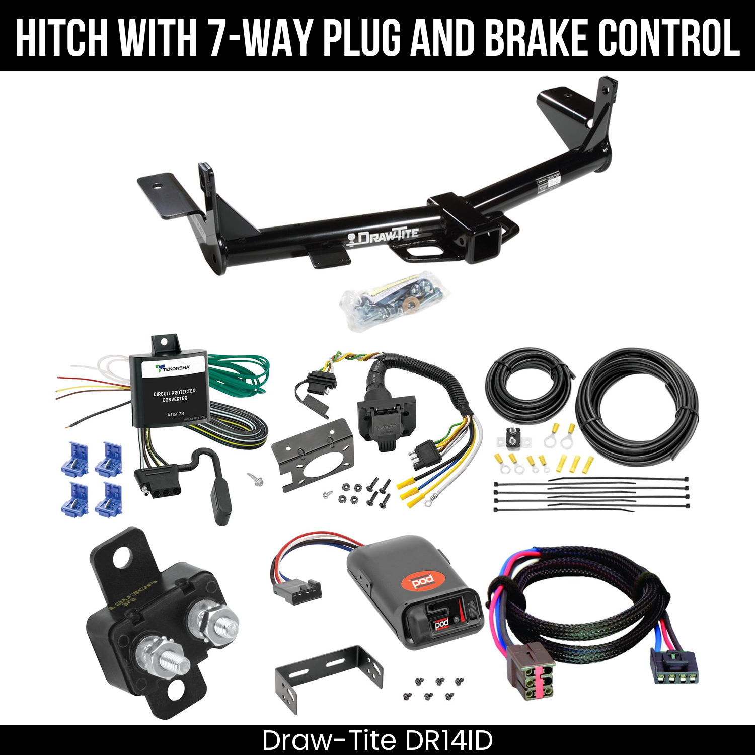 Trailer Hitch , 7-Way , Pro Series POD Brake Control