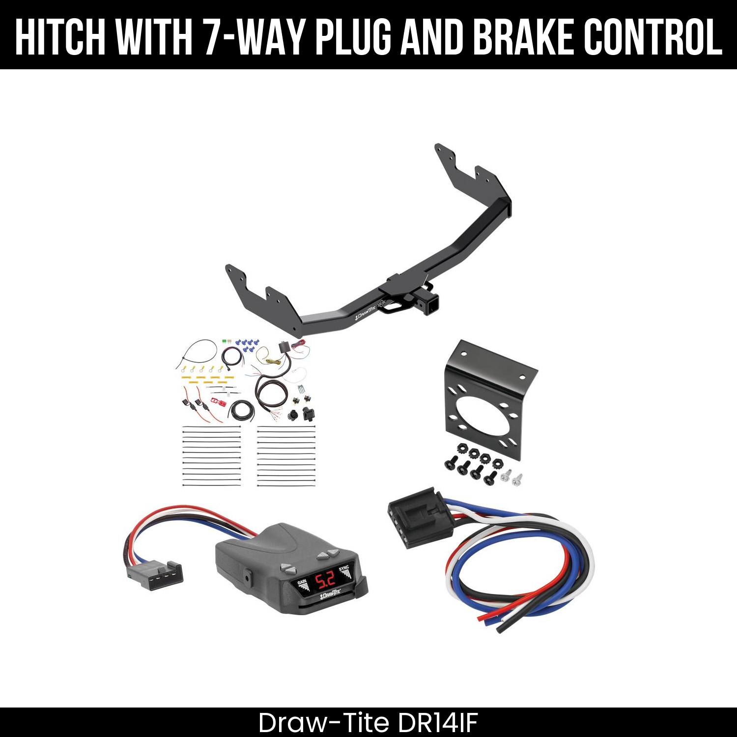 Trailer Hitch , 7-Way , Draw-Tite Activator IV Brake Control
