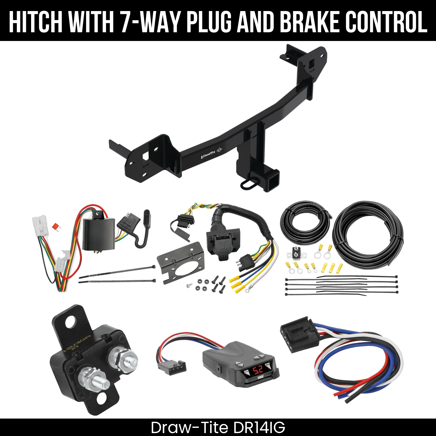 Trailer Hitch , 7-Way , Reese Brakeman IV Brake Control