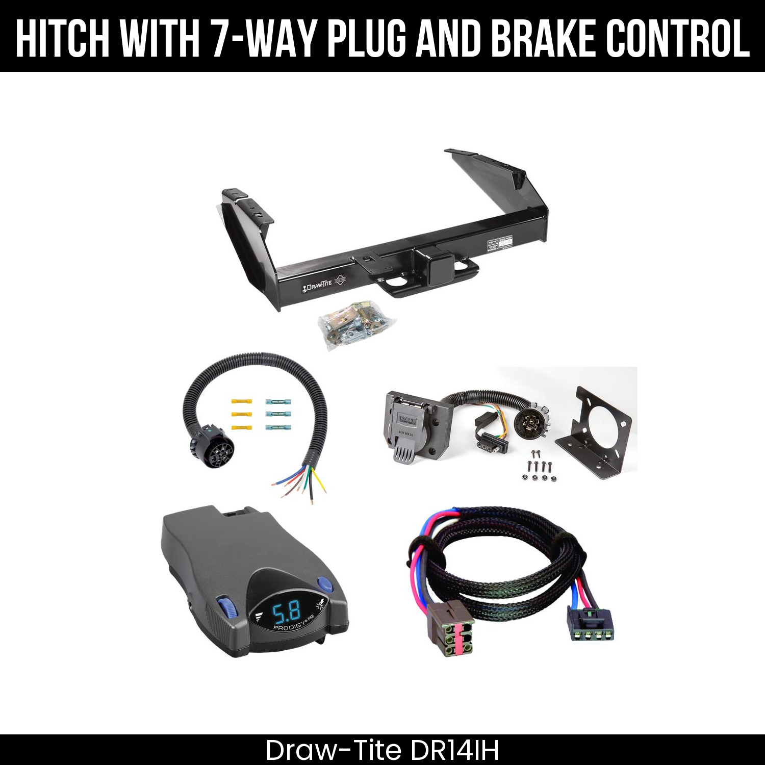 Trailer Hitch , 7-Way , Tekonsha Prodigy P2 Brake Control