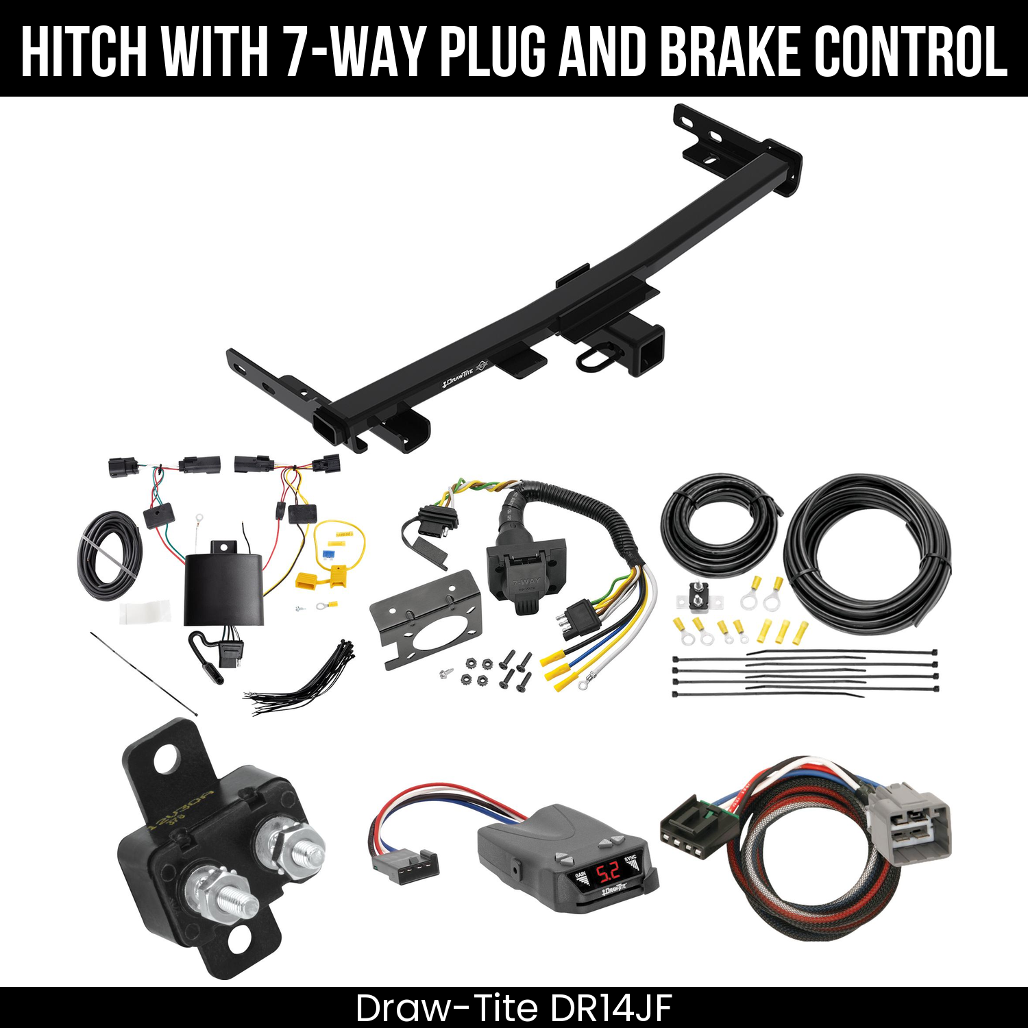 Trailer Hitch , 7-Way , Draw-Tite Activator IV Brake Control
