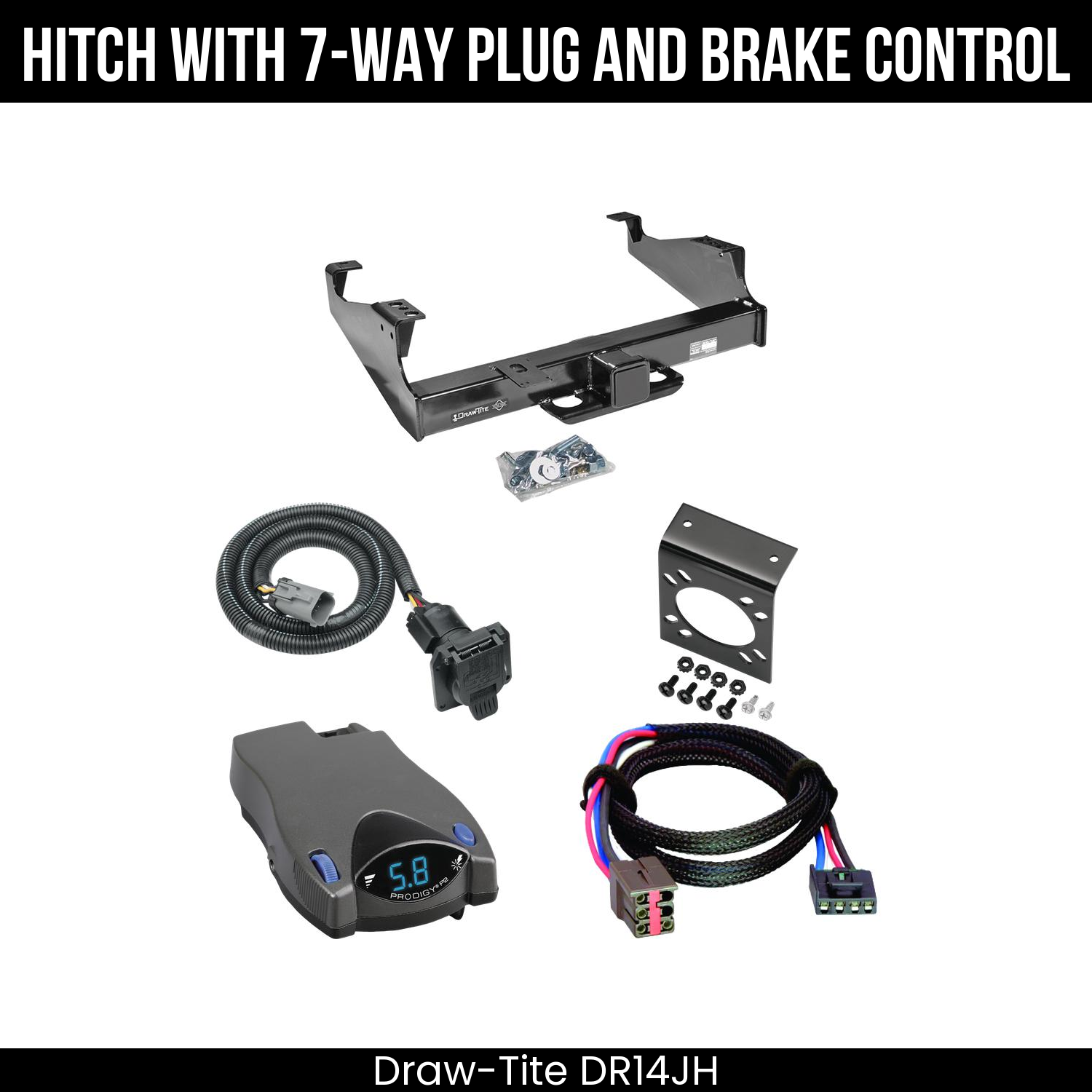 Trailer Hitch , 7-Way , Tekonsha Prodigy P2 Brake Control