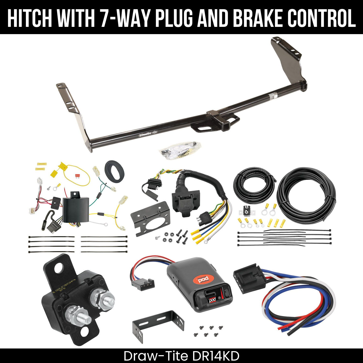 Trailer Hitch , 7-Way , Pro Series POD Brake Control