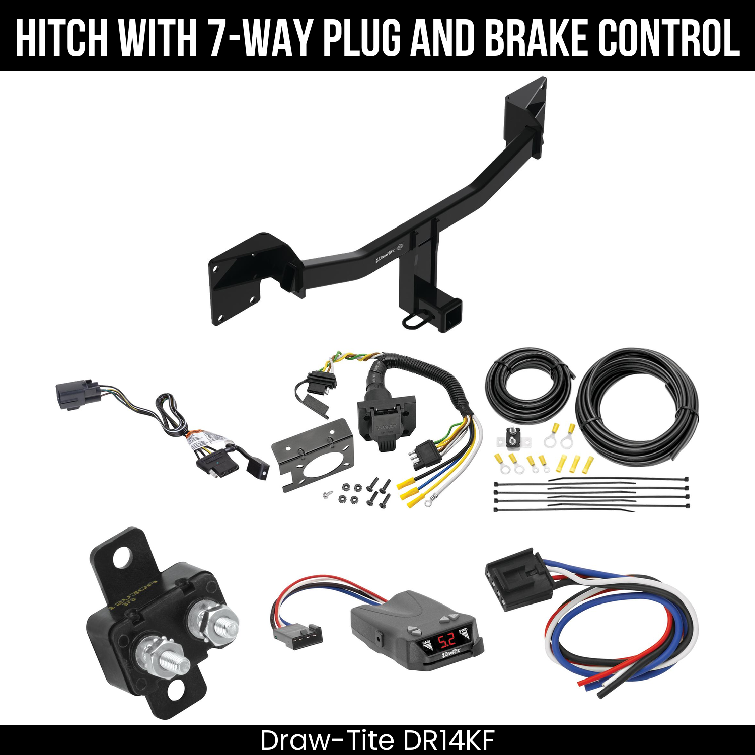 Trailer Hitch , 7-Way , Draw-Tite Activator IV Brake Control