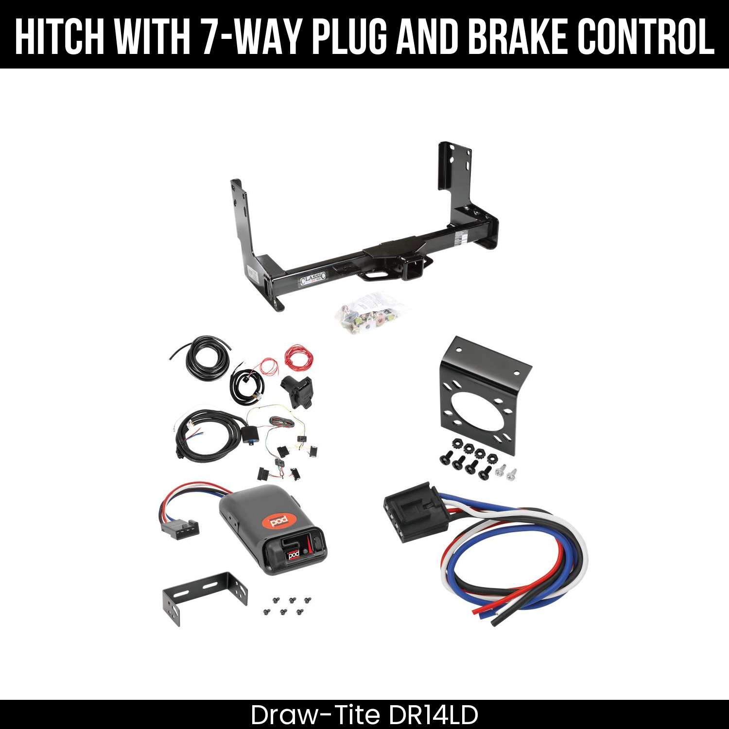 Trailer Hitch , 7-Way , Pro Series POD Brake Control