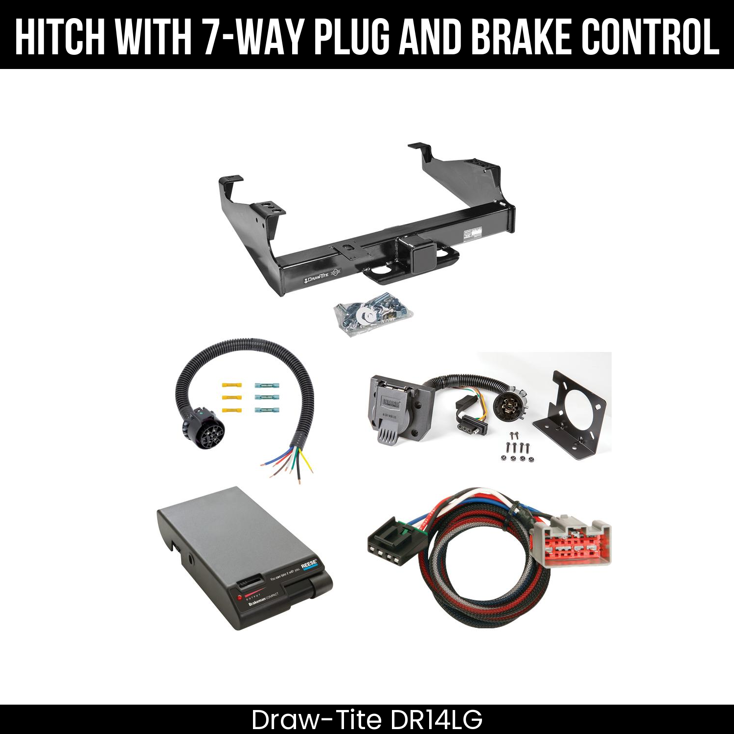 Trailer Hitch , 7-Way , Reese Brakeman Brake Control