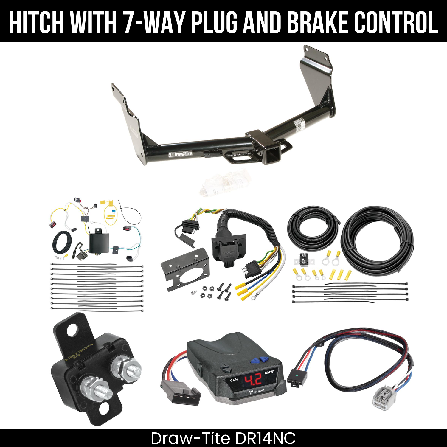 Trailer Hitch , 7-Way , Tekonsha Brake EVN Control