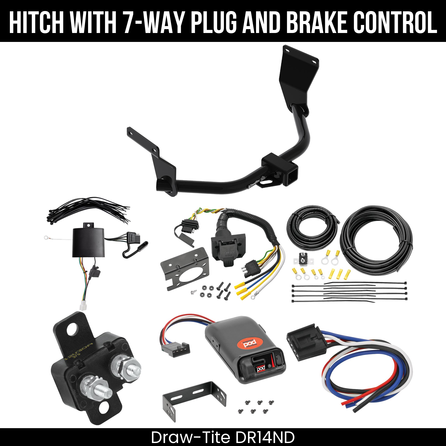 Trailer Hitch , 7-Way , Pro Series POD Brake Control