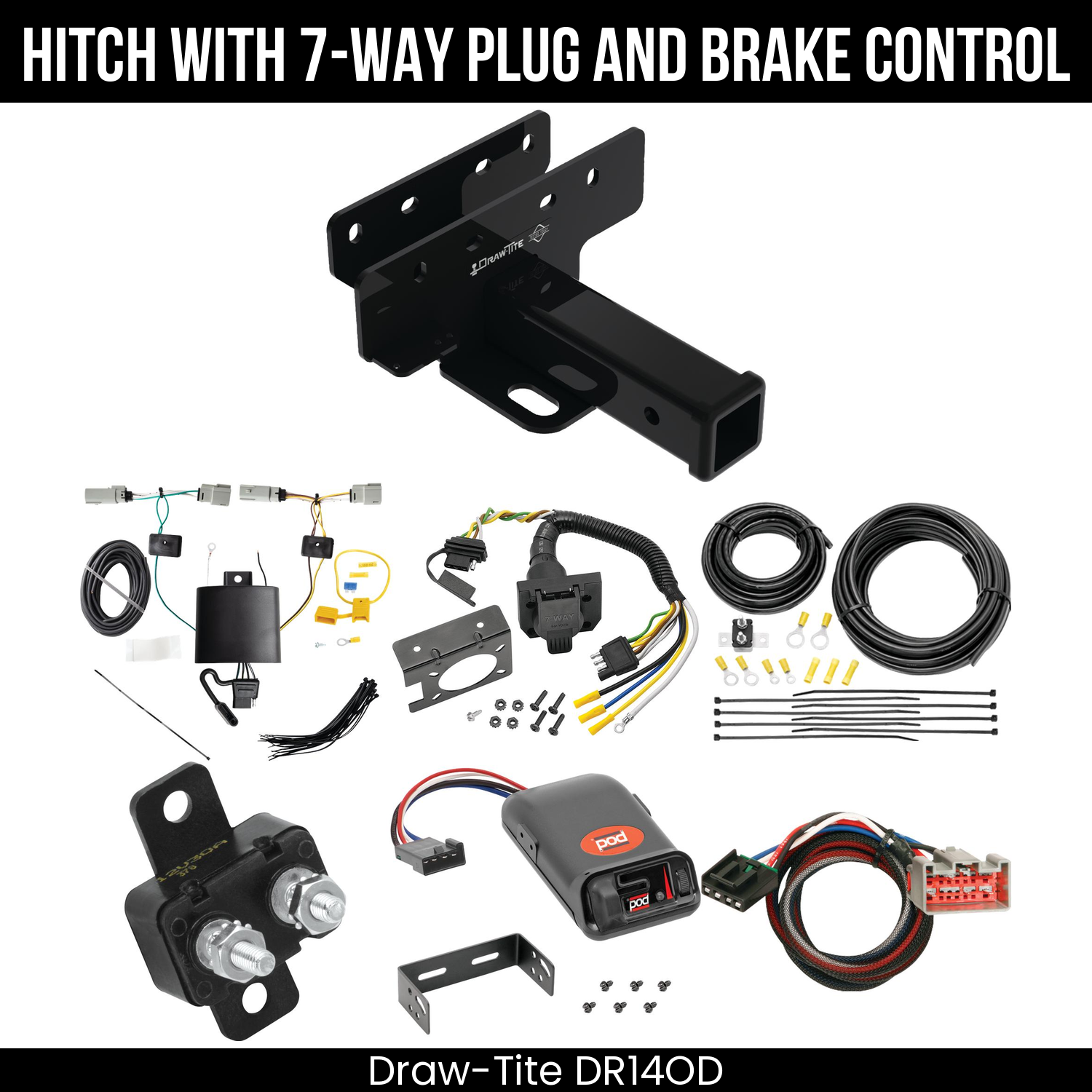 Trailer Hitch , 7-Way , Pro Series POD Brake Control