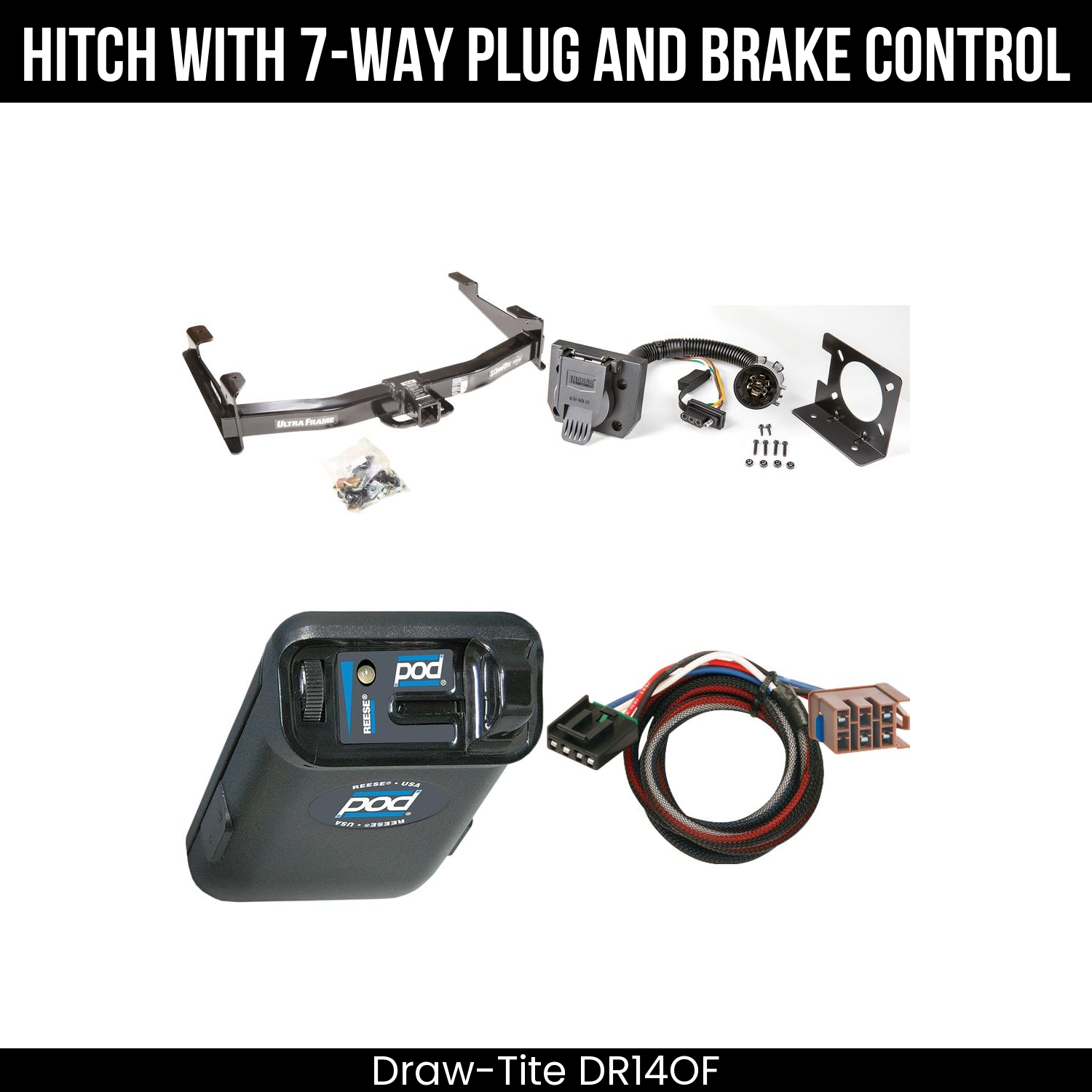 Trailer Hitch , 7-Way , Reese POD Brake Control