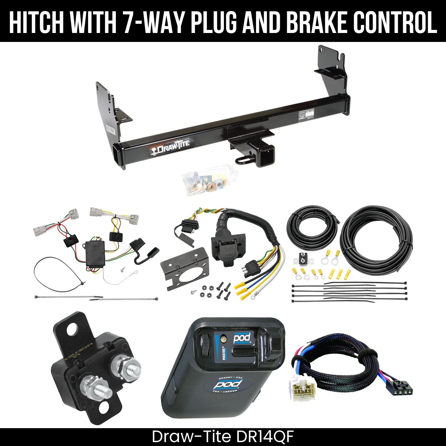 Trailer Hitch , 7-Way , Reese POD Brake Control