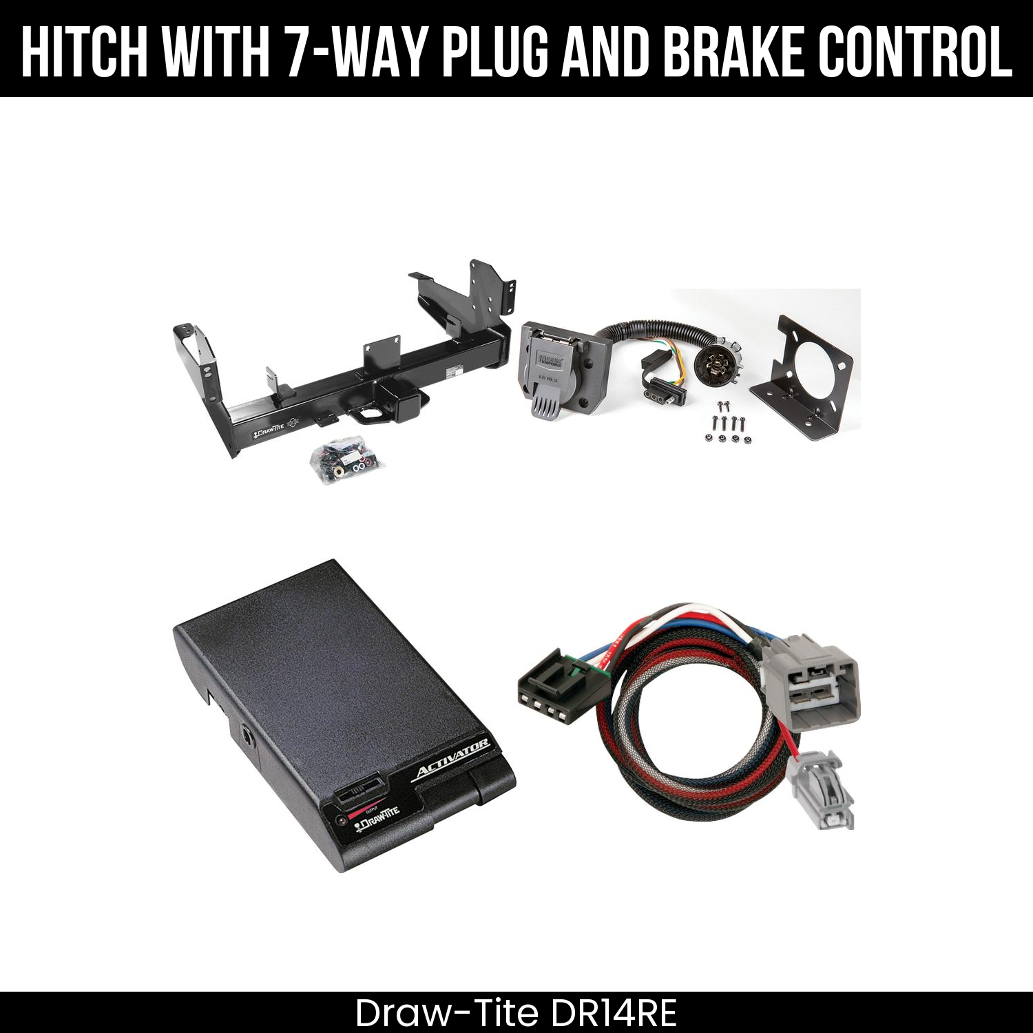 Trailer Hitch , 7-Way , Draw-Tite Activator Brake Control
